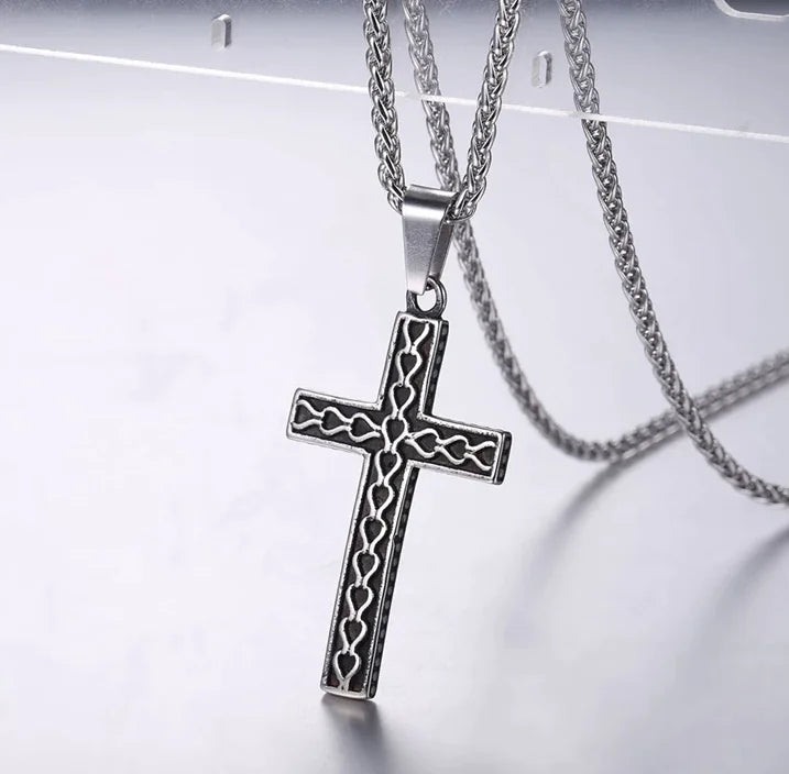 Style Loft Collection Vaelisse Stainless Steel Cross Necklace