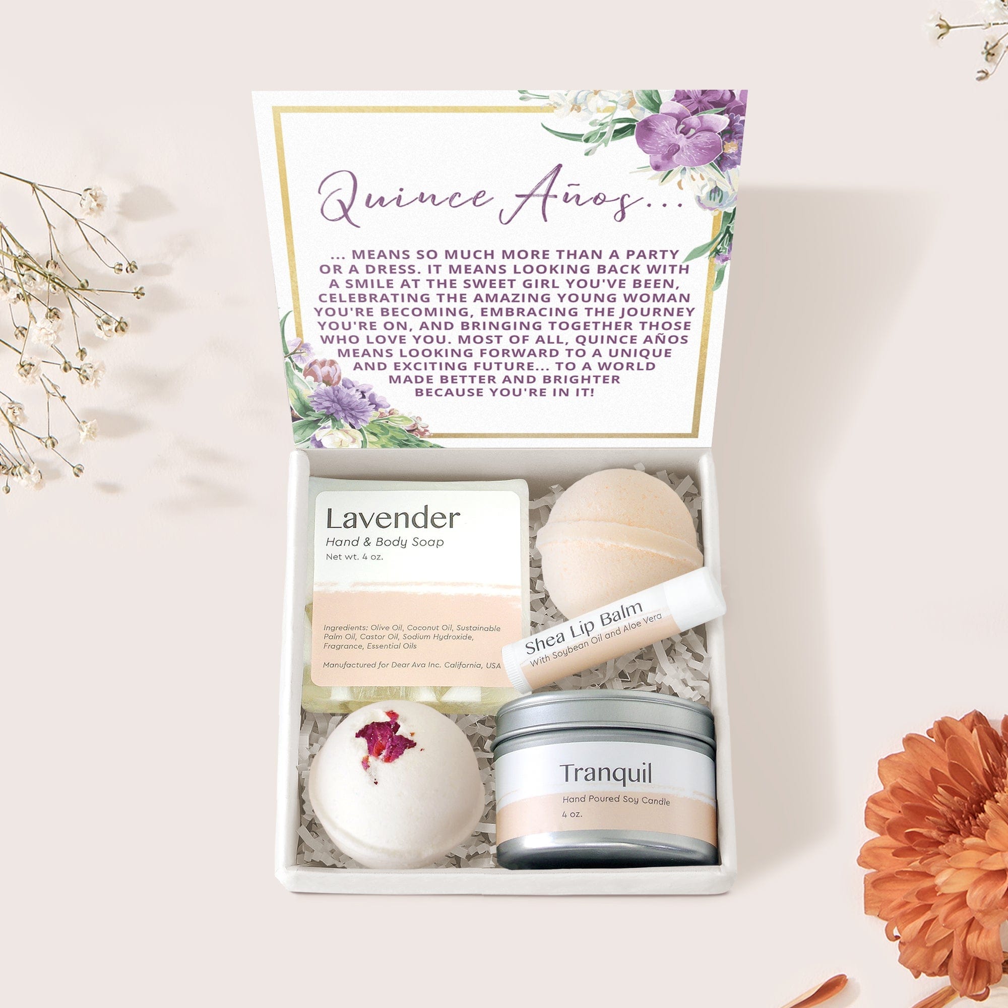 Quinceañera Spa Gift Box