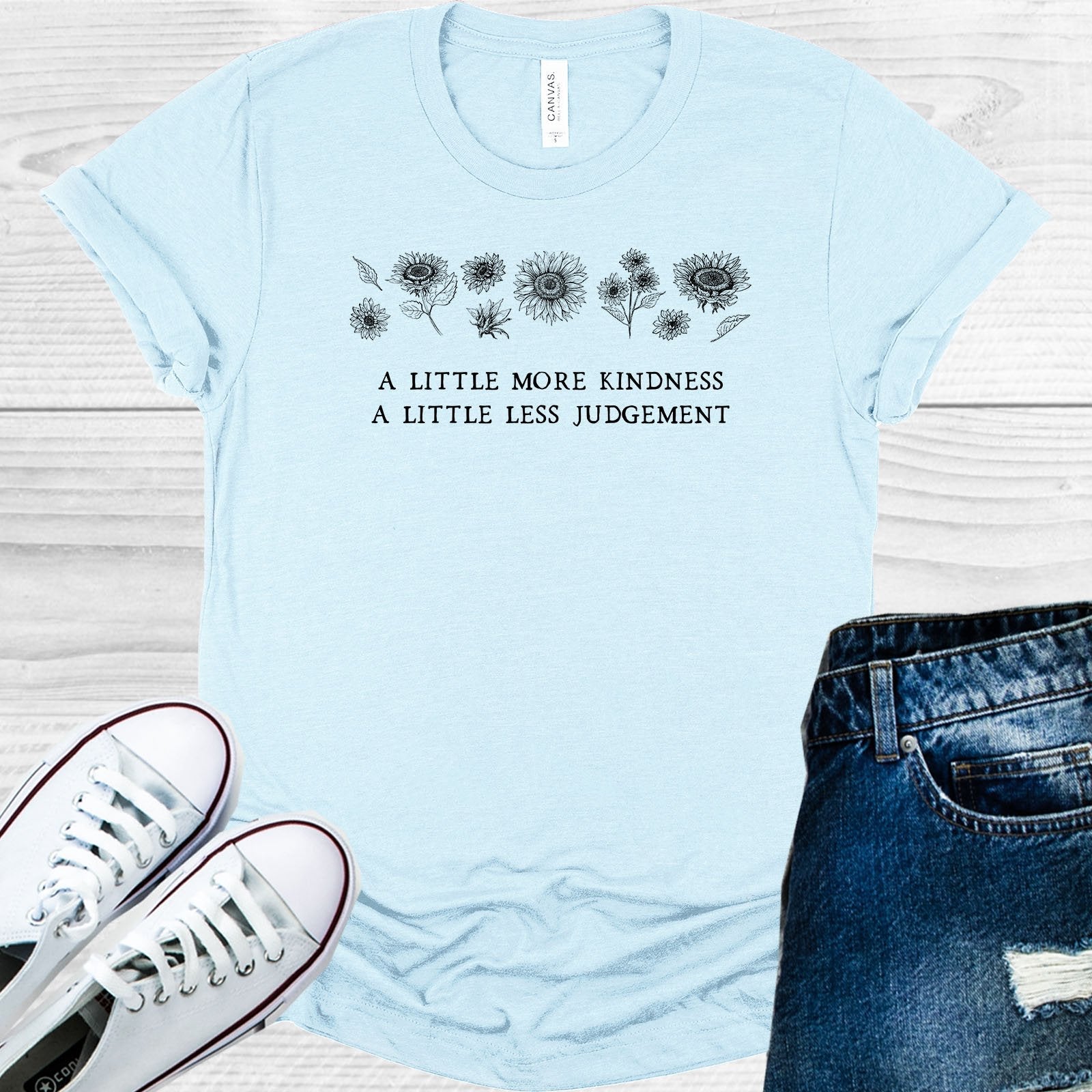 A Little More Kindness A Little Less Judgement Graphic Tee