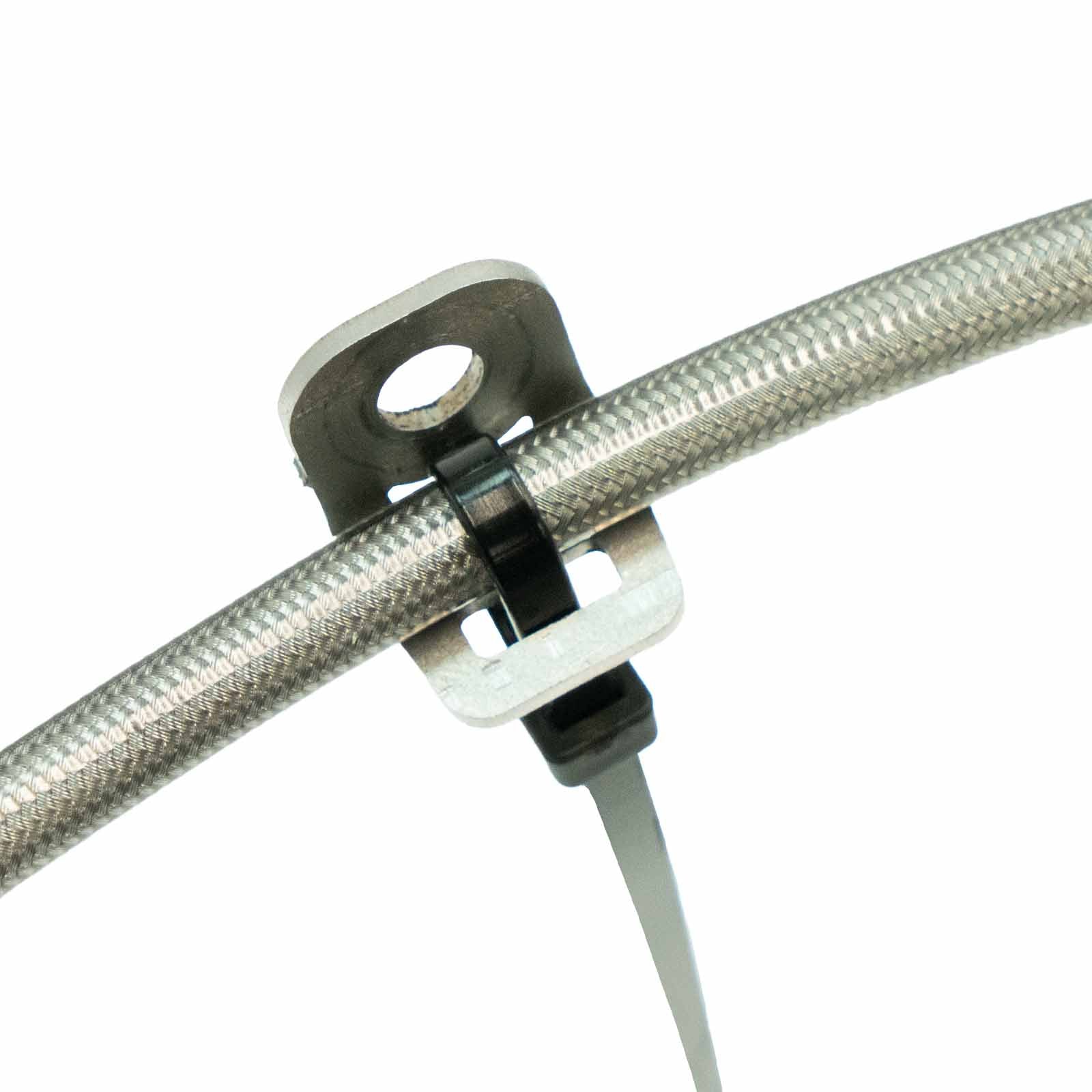 Bolt on Zip tie Tab 1/4&quot; (5 Pack)