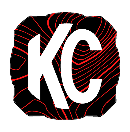 KC HiLITES Flex Era 4 Cover Topo Overlays - Universal