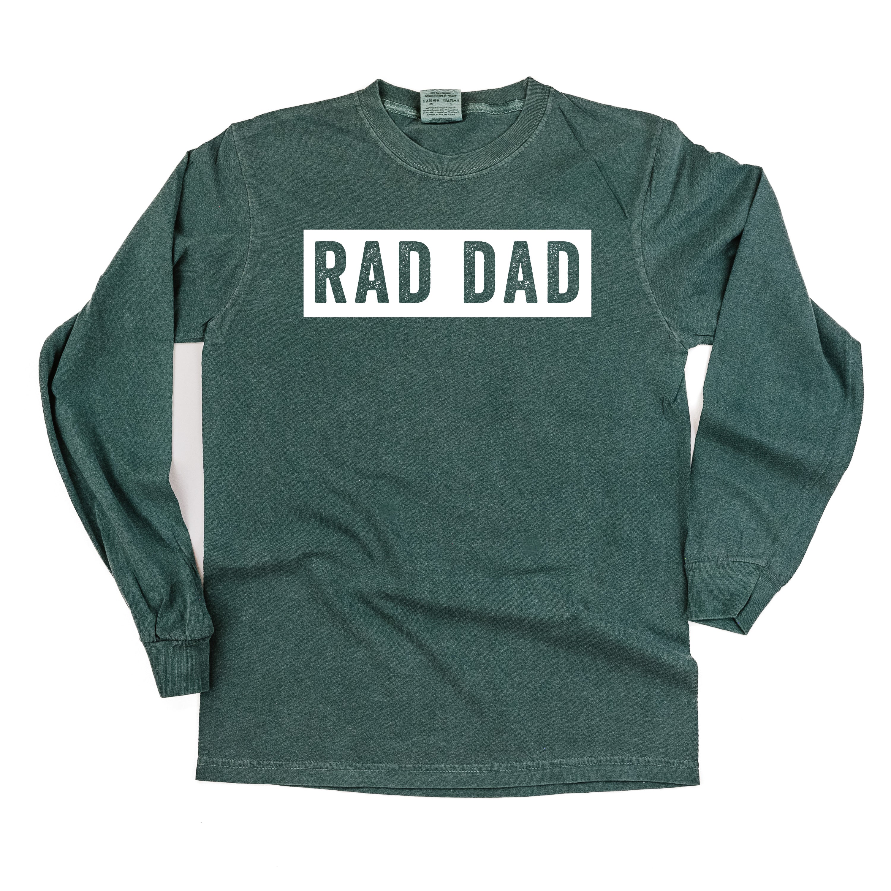 Rad Dad (One Line) - LONG SLEEVE Comfort Colors Tee