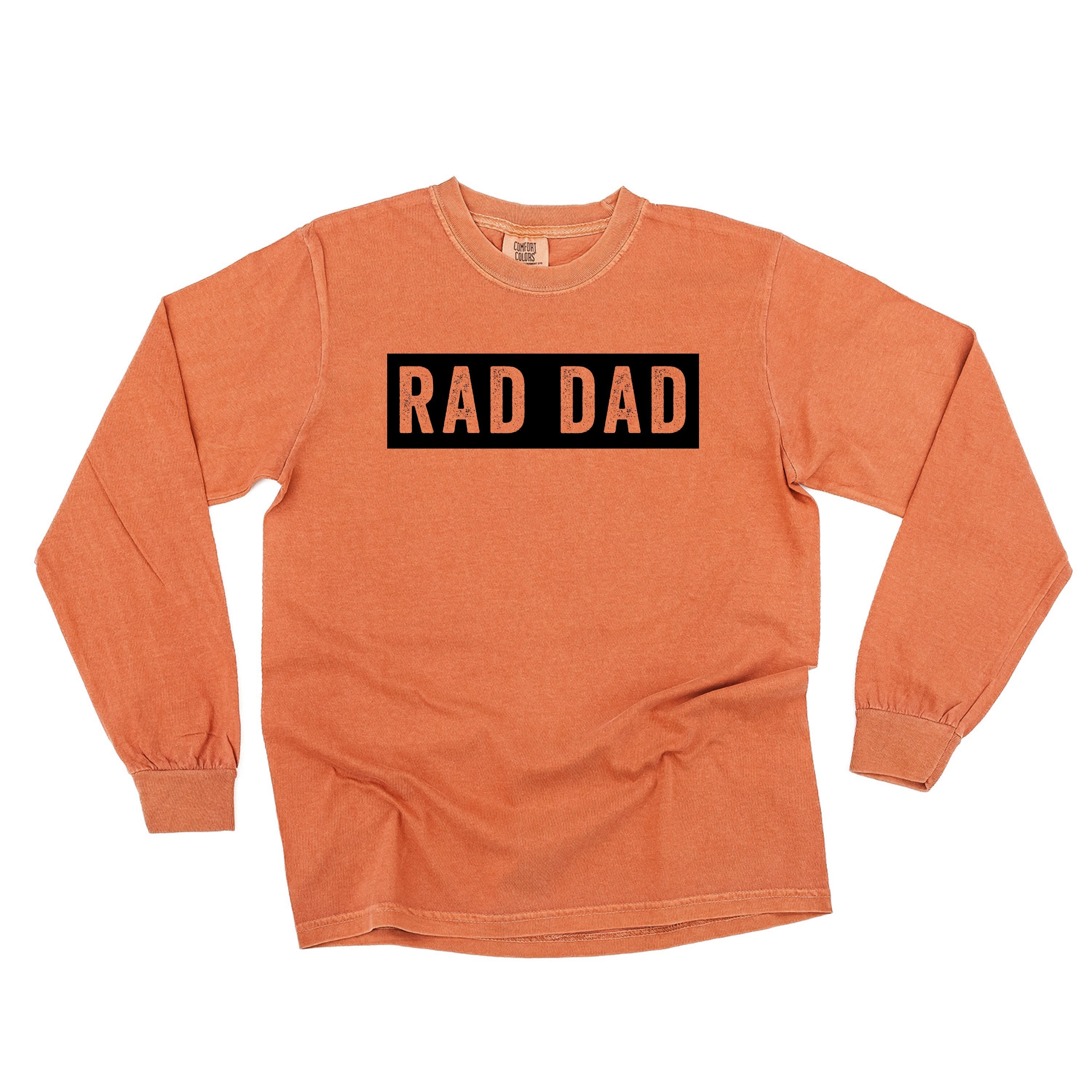 Rad Dad (One Line) - LONG SLEEVE Comfort Colors Tee