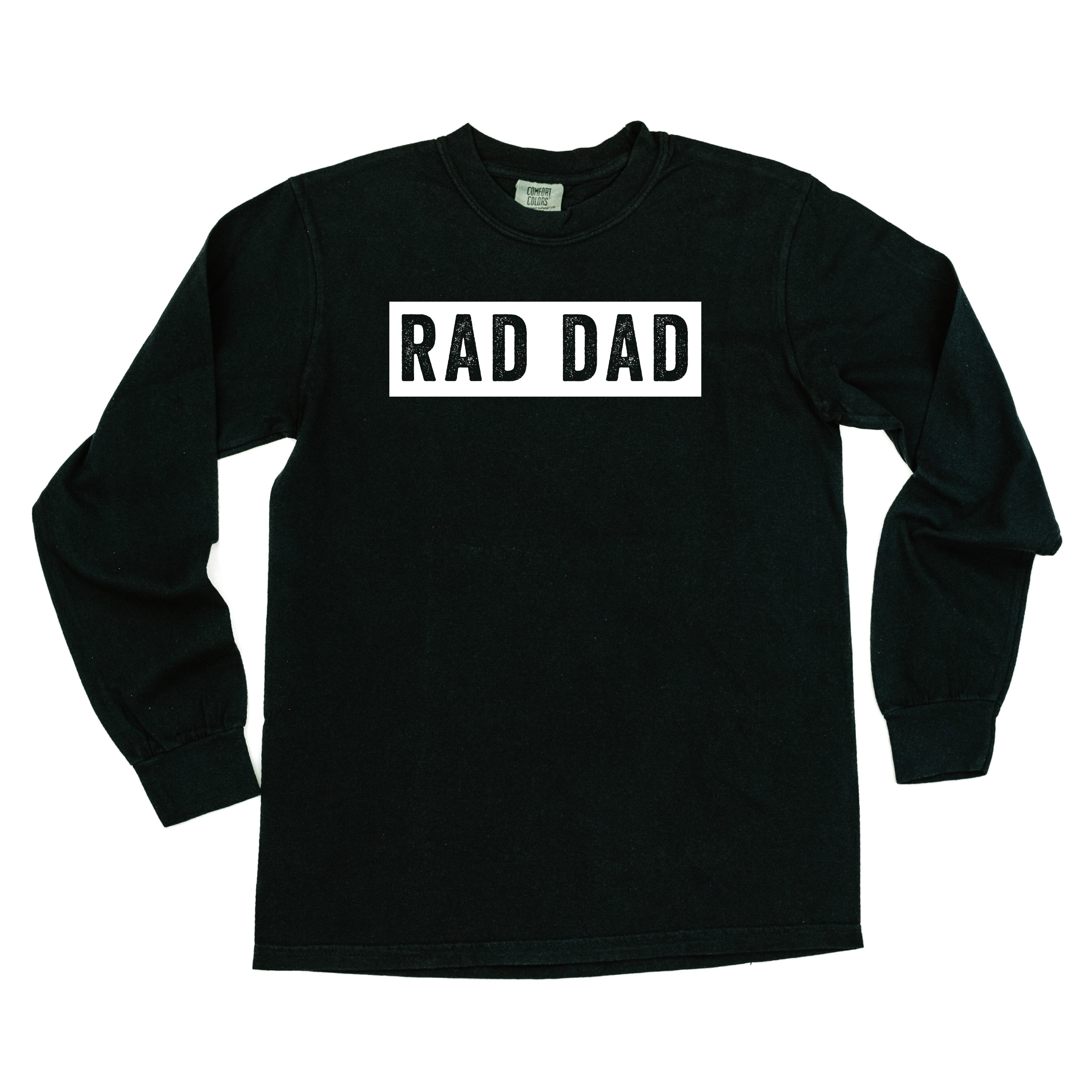 Rad Dad (One Line) - LONG SLEEVE Comfort Colors Tee