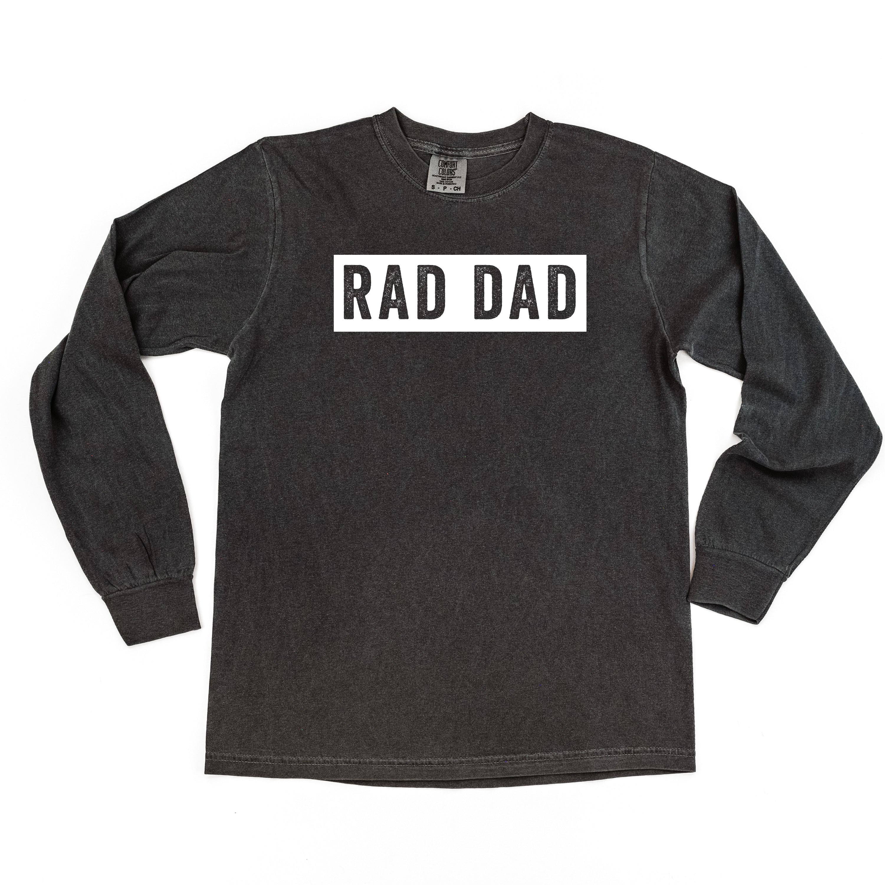 Rad Dad (One Line) - LONG SLEEVE Comfort Colors Tee