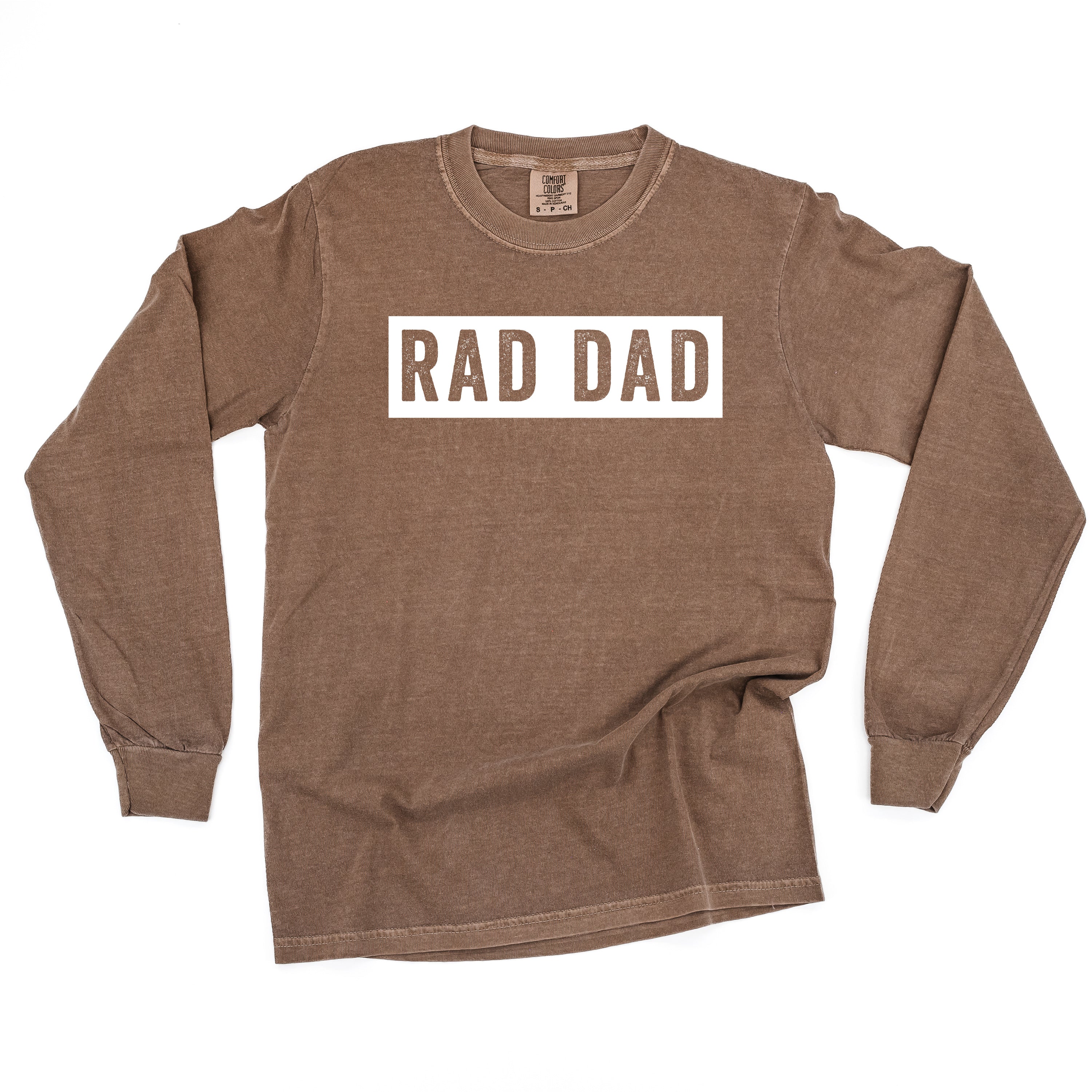 Rad Dad (One Line) - LONG SLEEVE Comfort Colors Tee