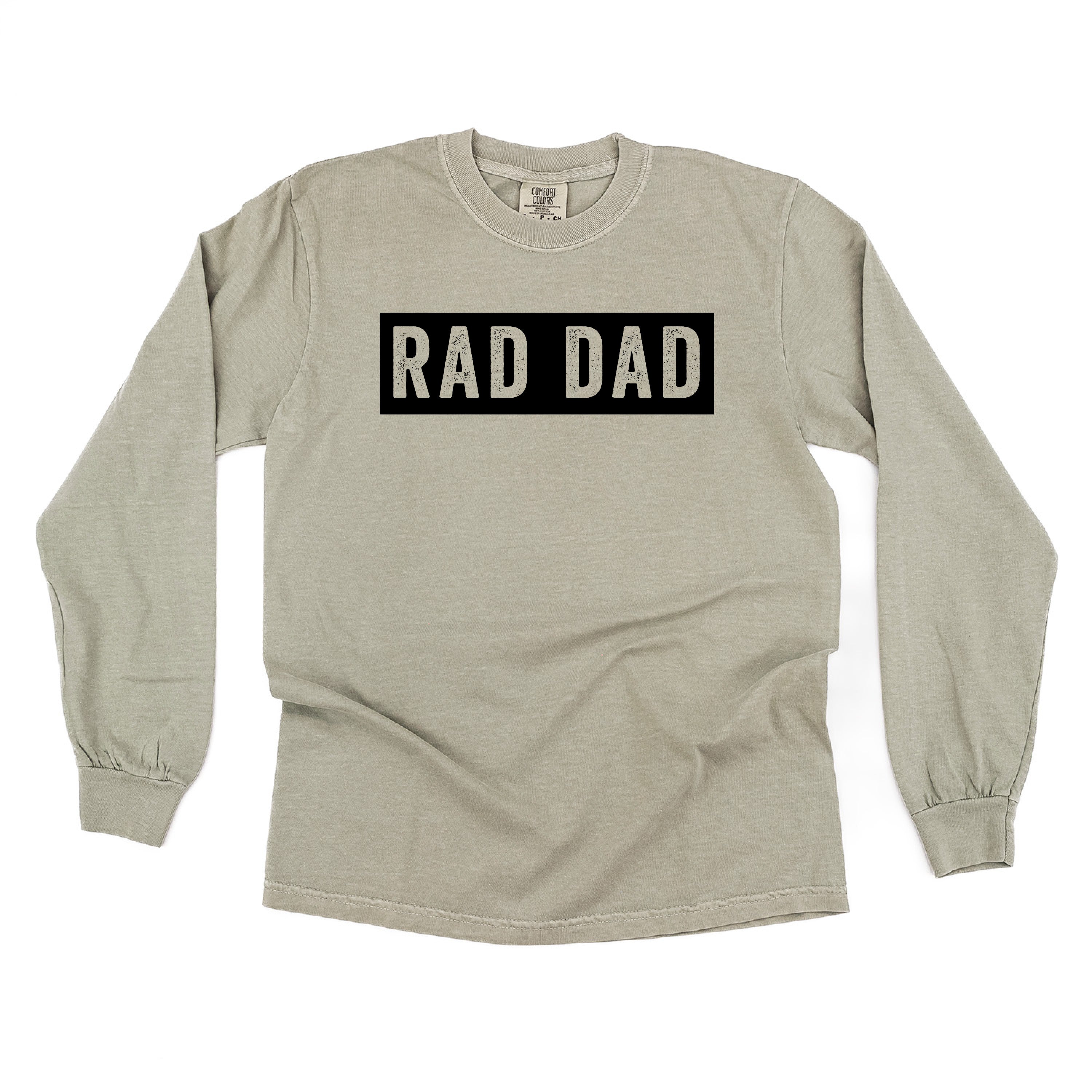 Rad Dad (One Line) - LONG SLEEVE Comfort Colors Tee