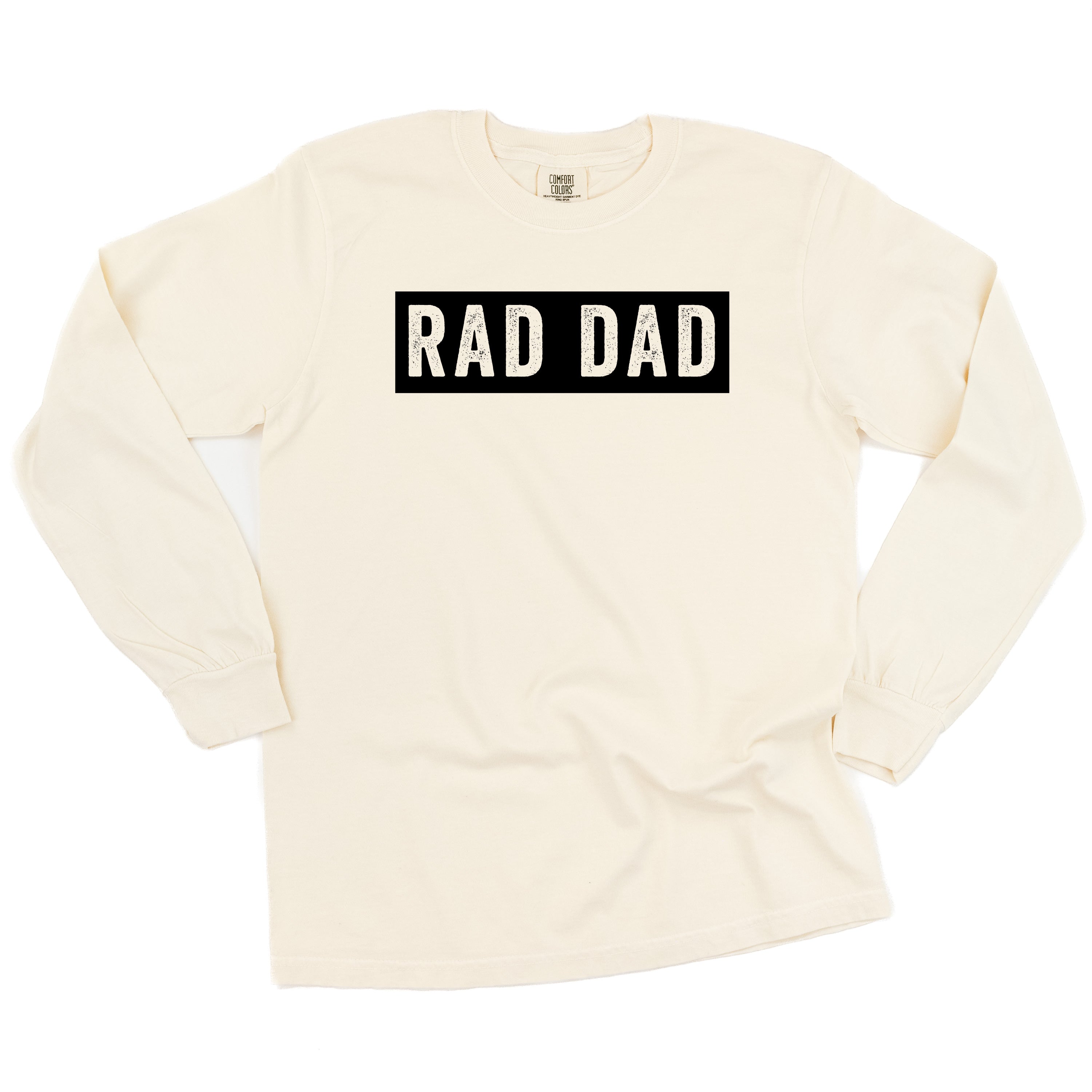 Rad Dad (One Line) - LONG SLEEVE Comfort Colors Tee