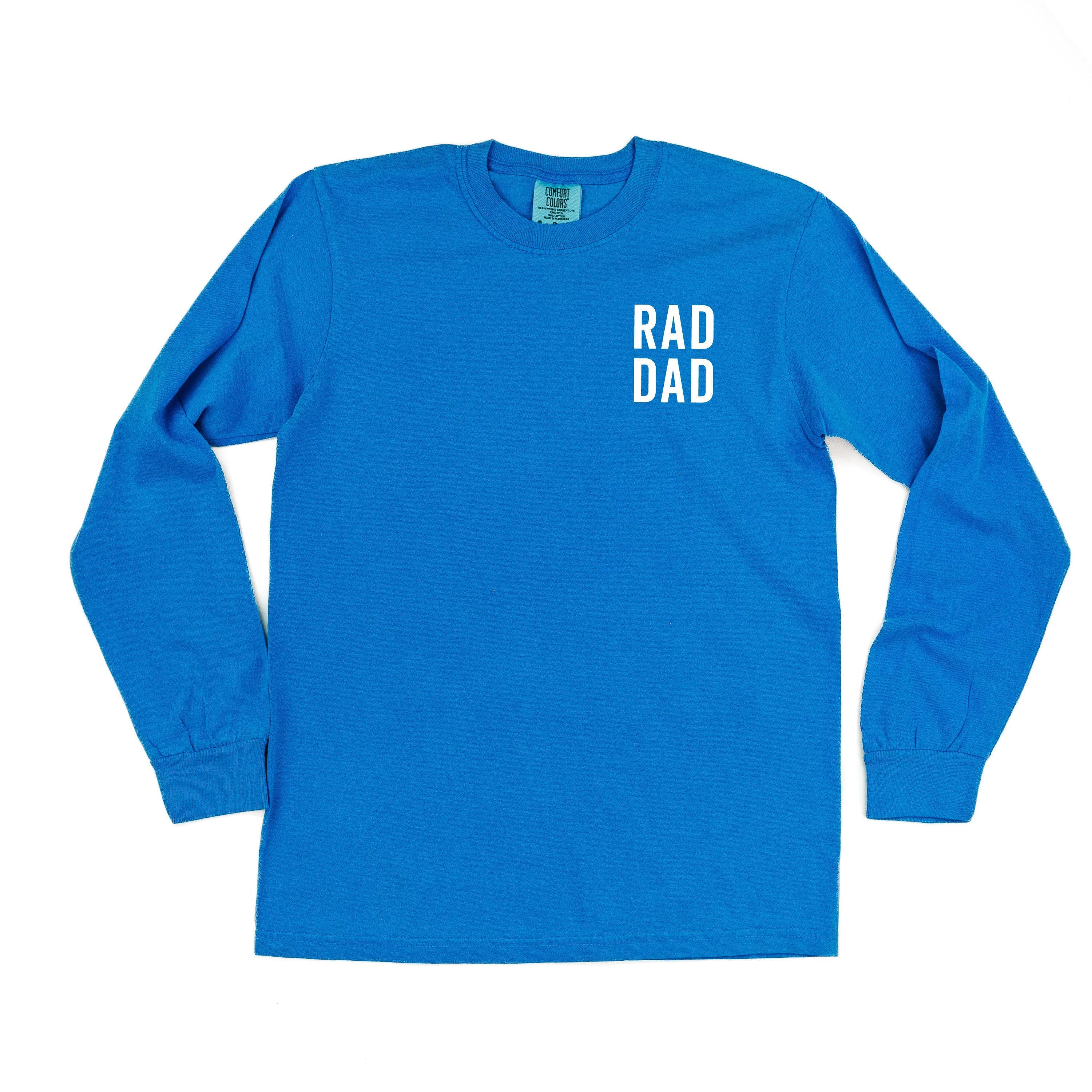 Rad Dad (pocket) - LONG SLEEVE Comfort Colors Tee
