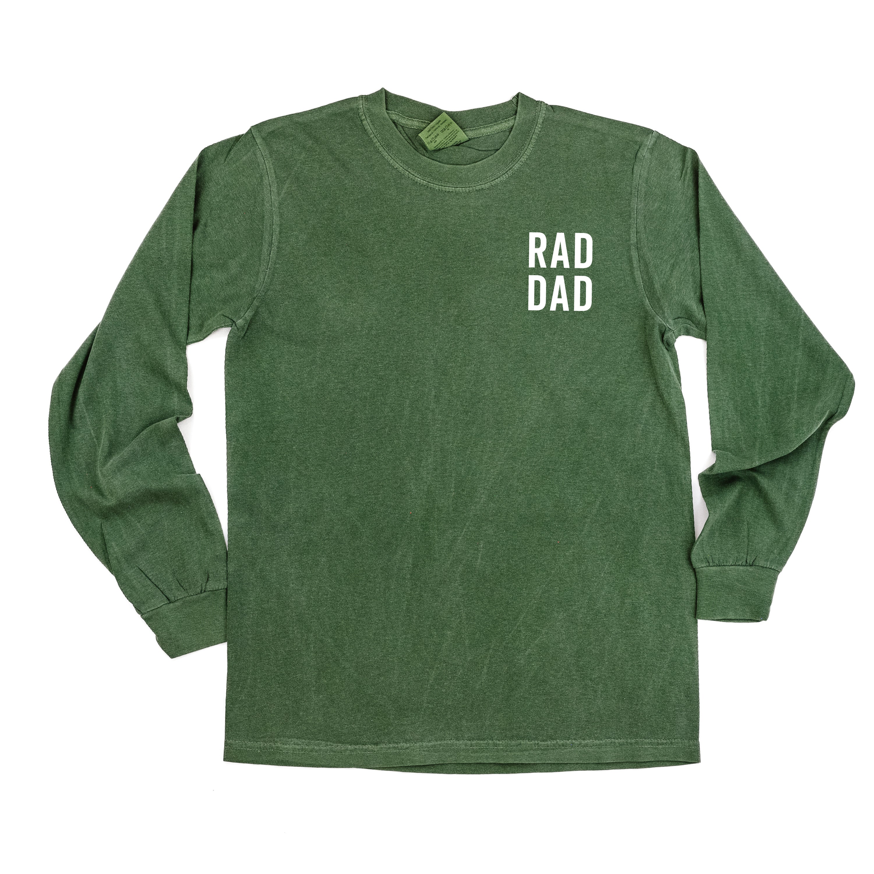 Rad Dad (pocket) - LONG SLEEVE Comfort Colors Tee