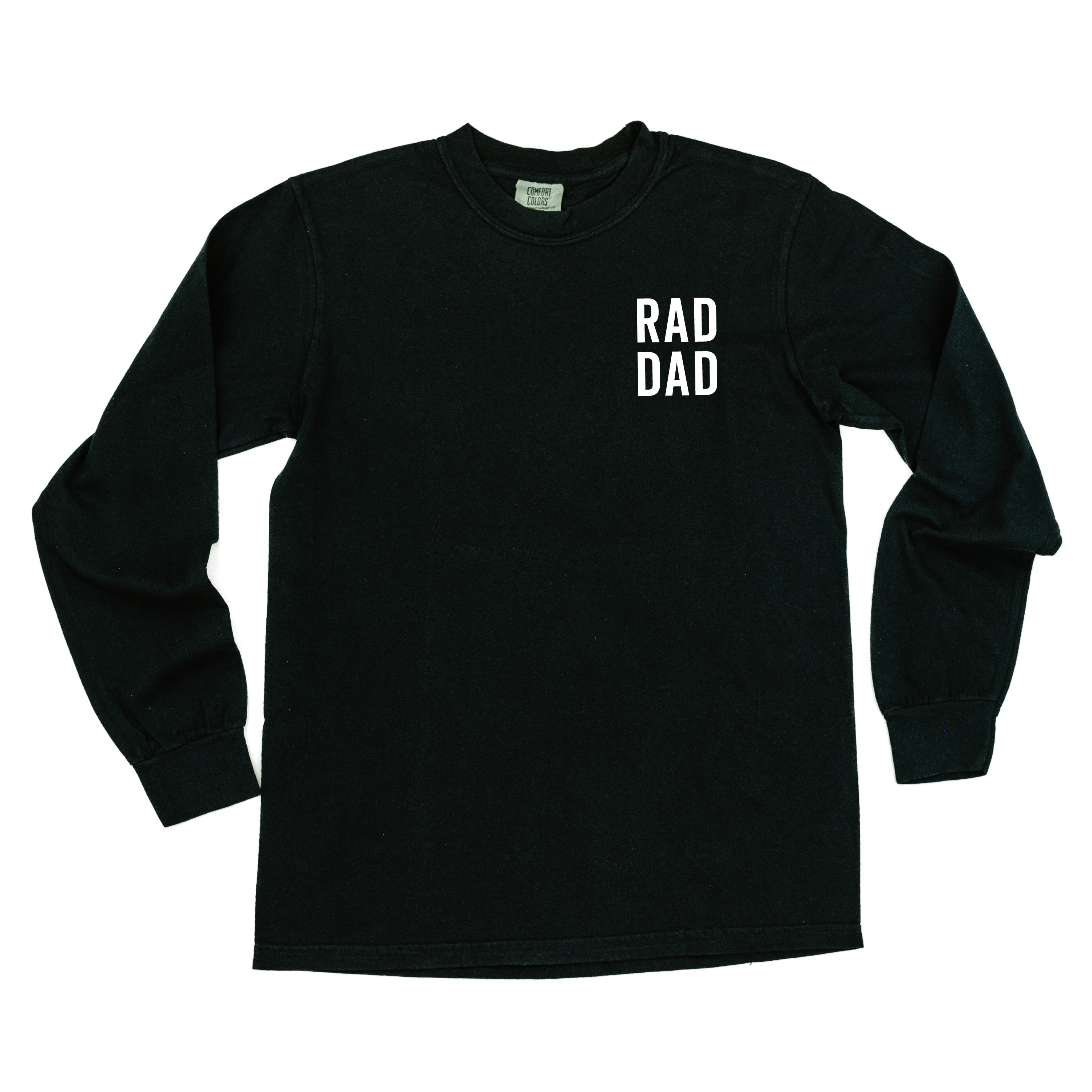 Rad Dad (pocket) - LONG SLEEVE Comfort Colors Tee
