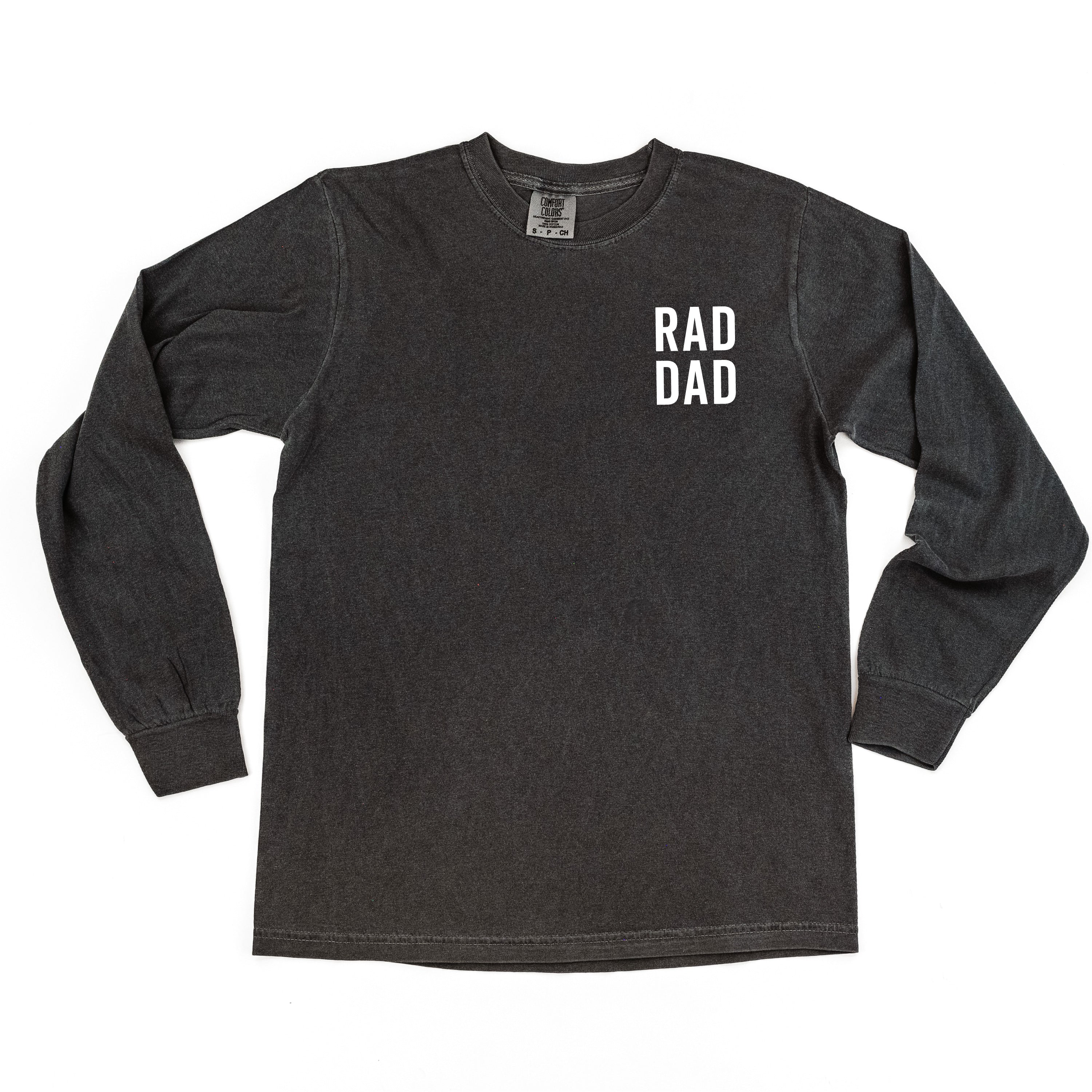 Rad Dad (pocket) - LONG SLEEVE Comfort Colors Tee