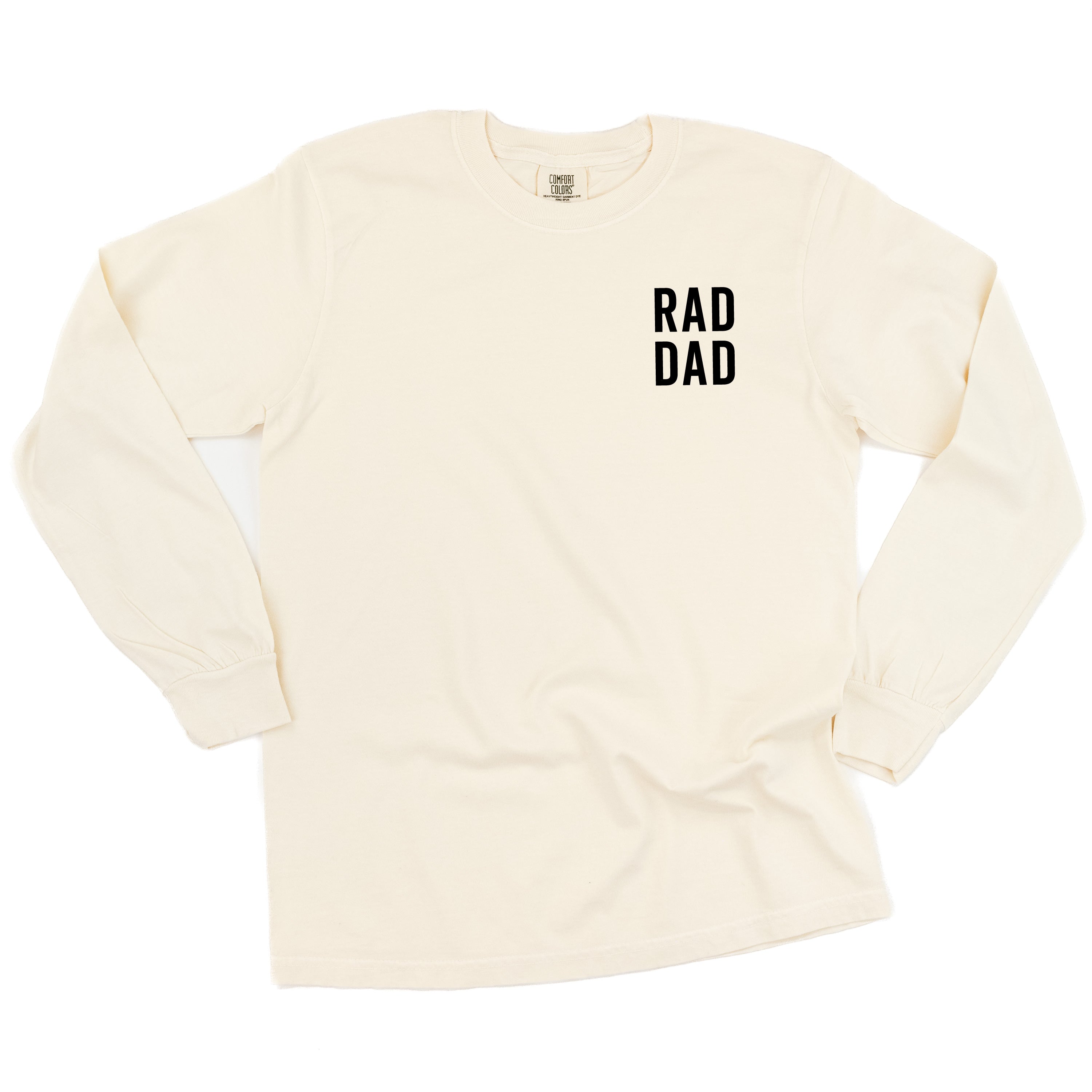 Rad Dad (pocket) - LONG SLEEVE Comfort Colors Tee