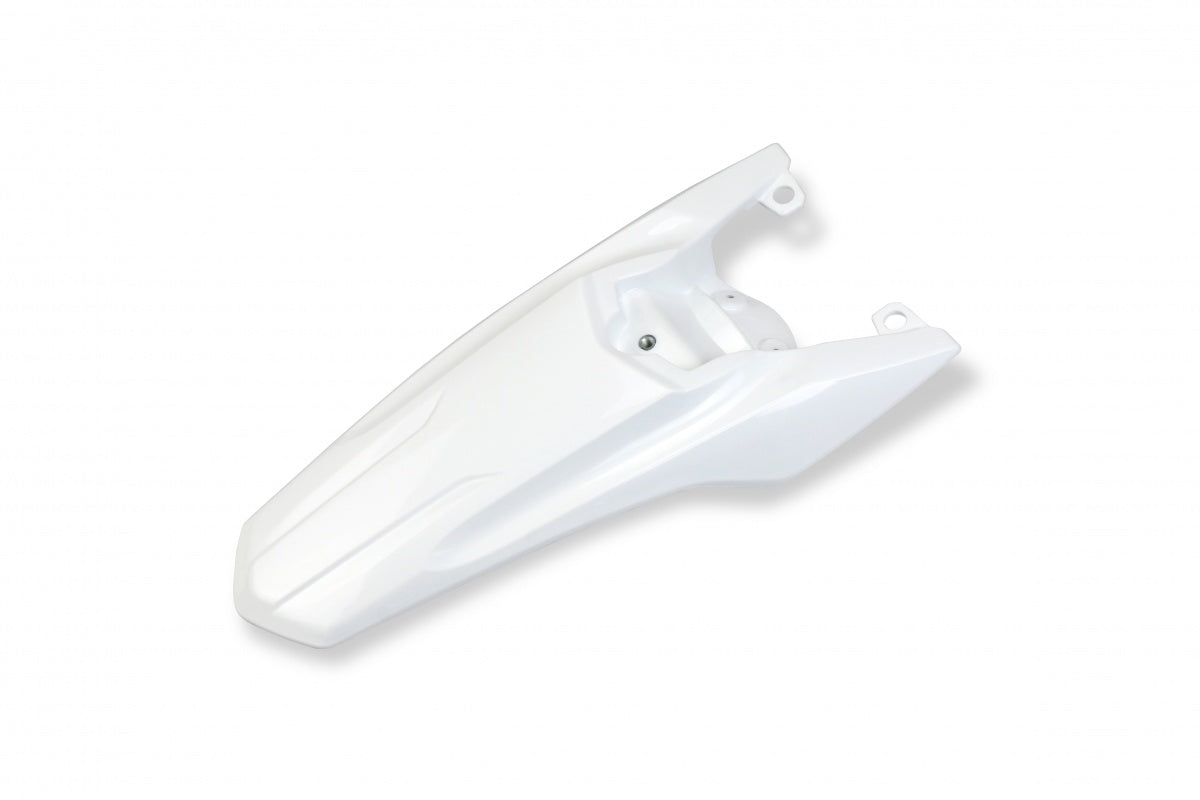 UFO Plast REAR FENDER - WHITE 046 - YAMAHA YA04866-046