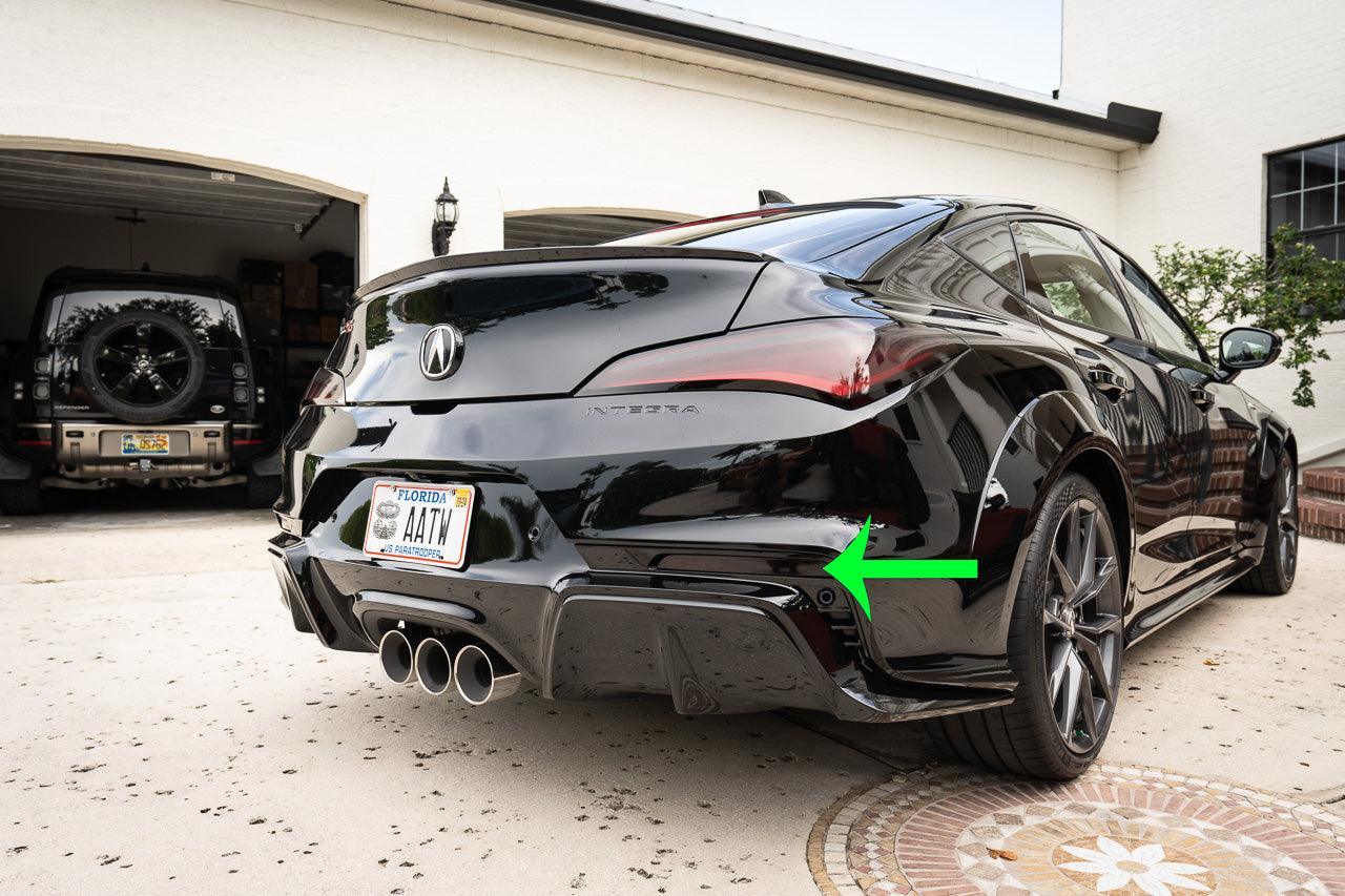 Rear Sidemarker Black Out Overlays - 2023+ Integra