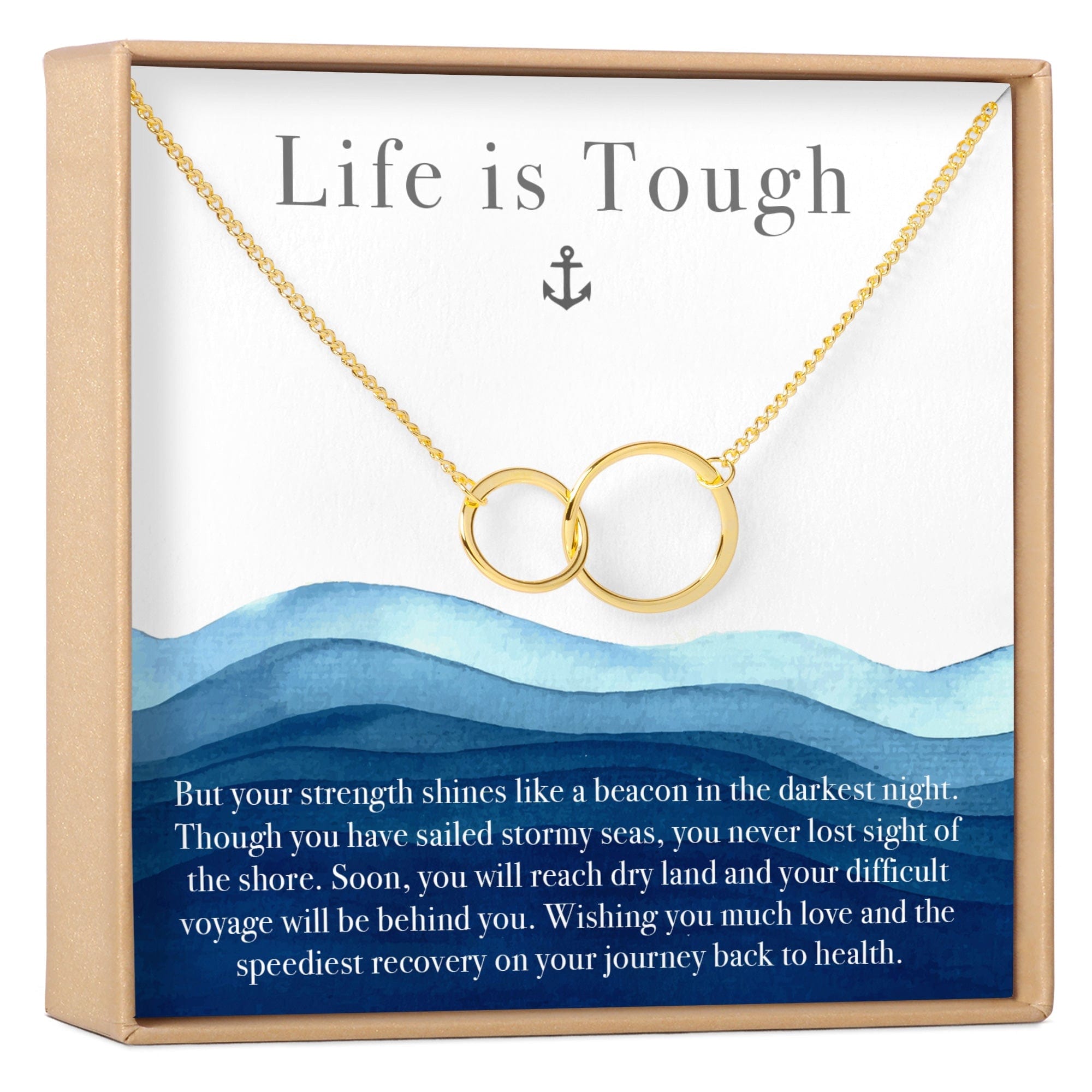 RECOVERY DOUBLE CIRCLES NECKLACE