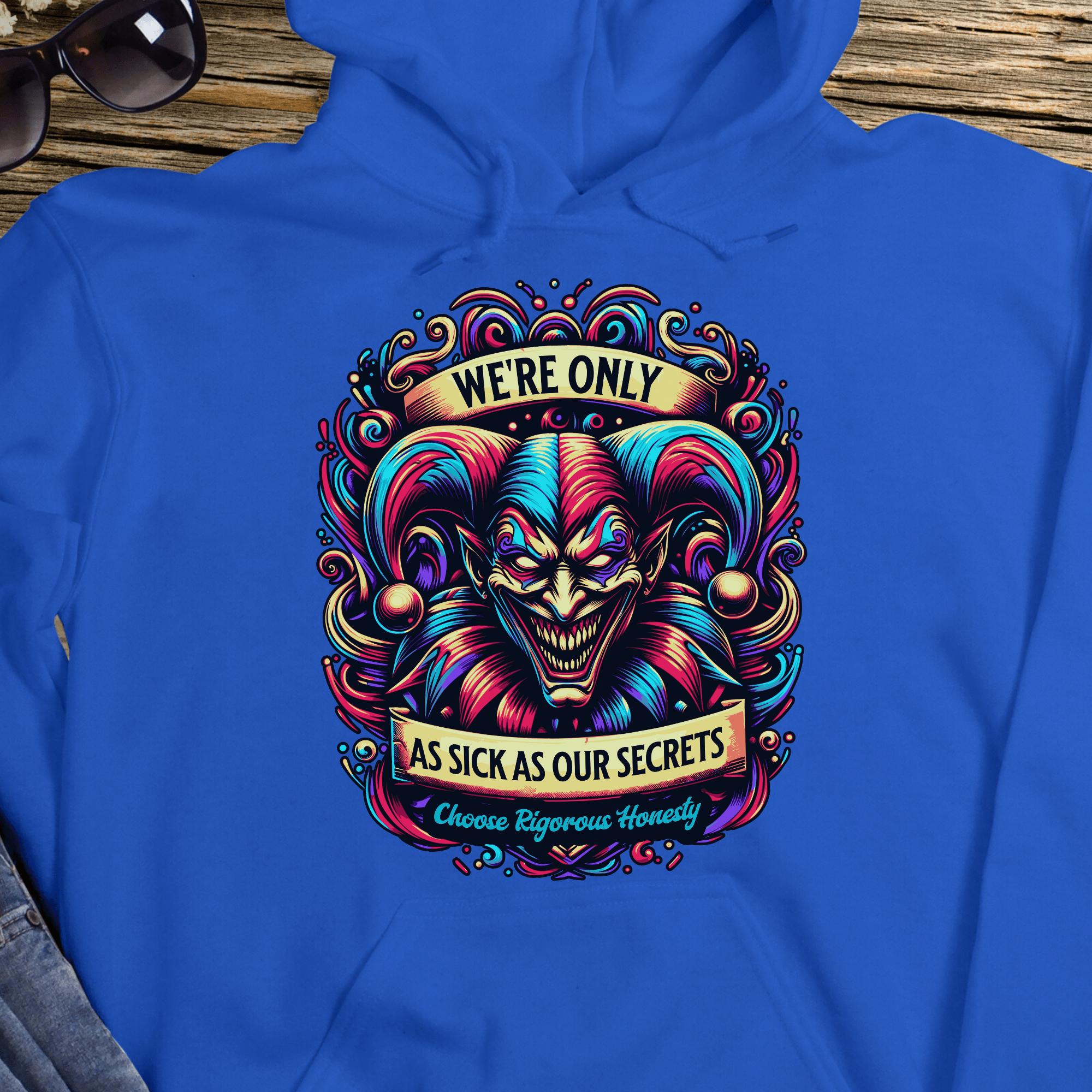 Recovery Hoodie | Inspiring Sobriety |  We&amp;#39;re Only As Sick as Our Secrets