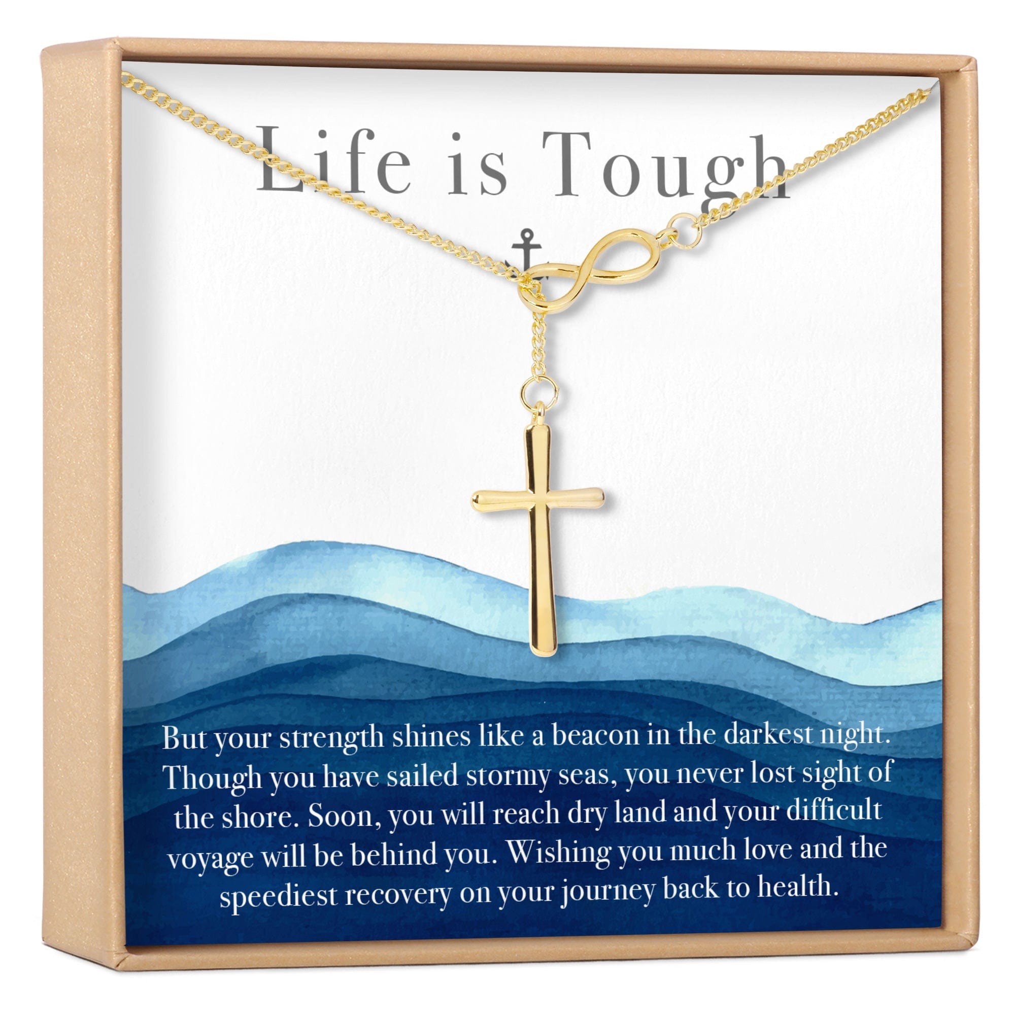 RECOVERY INFINITY CROSS  NECKLACE