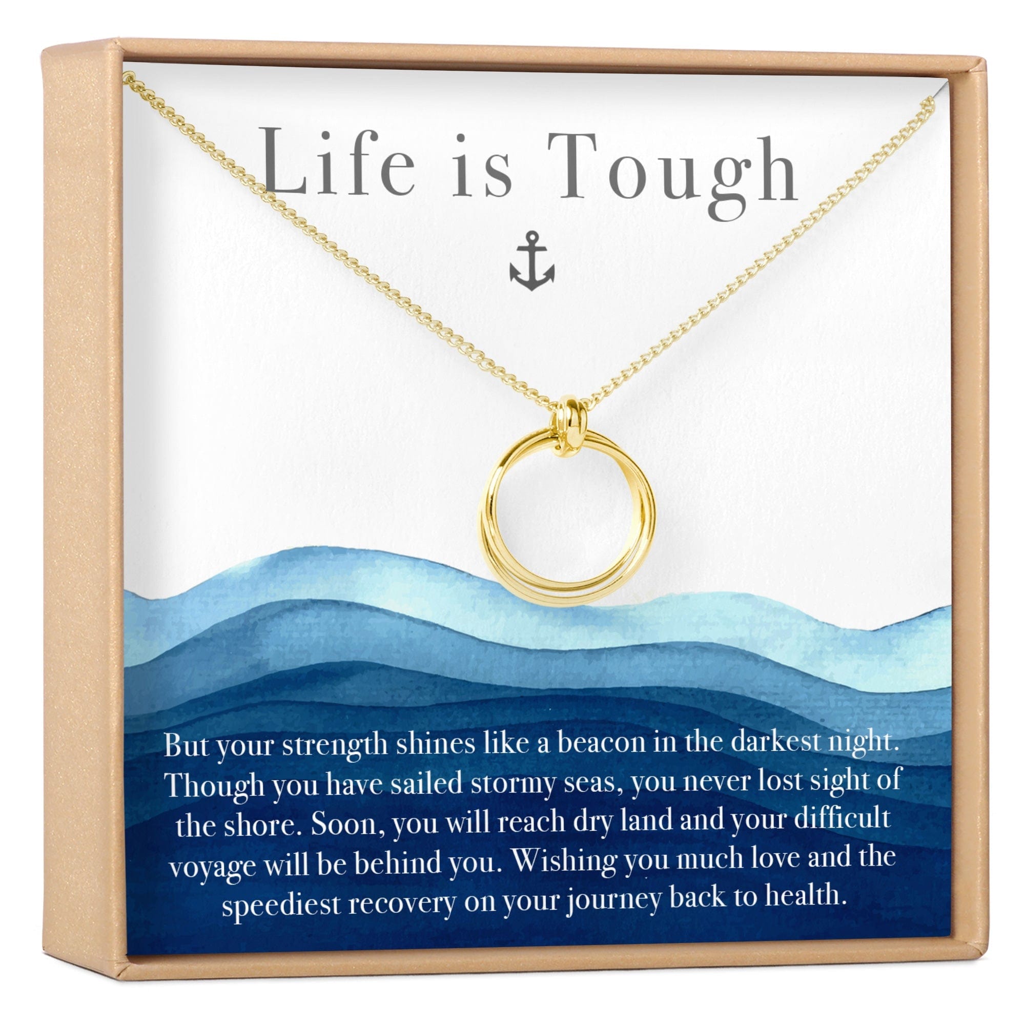 RECOVERY LINKED CIRCLES NECKLACE