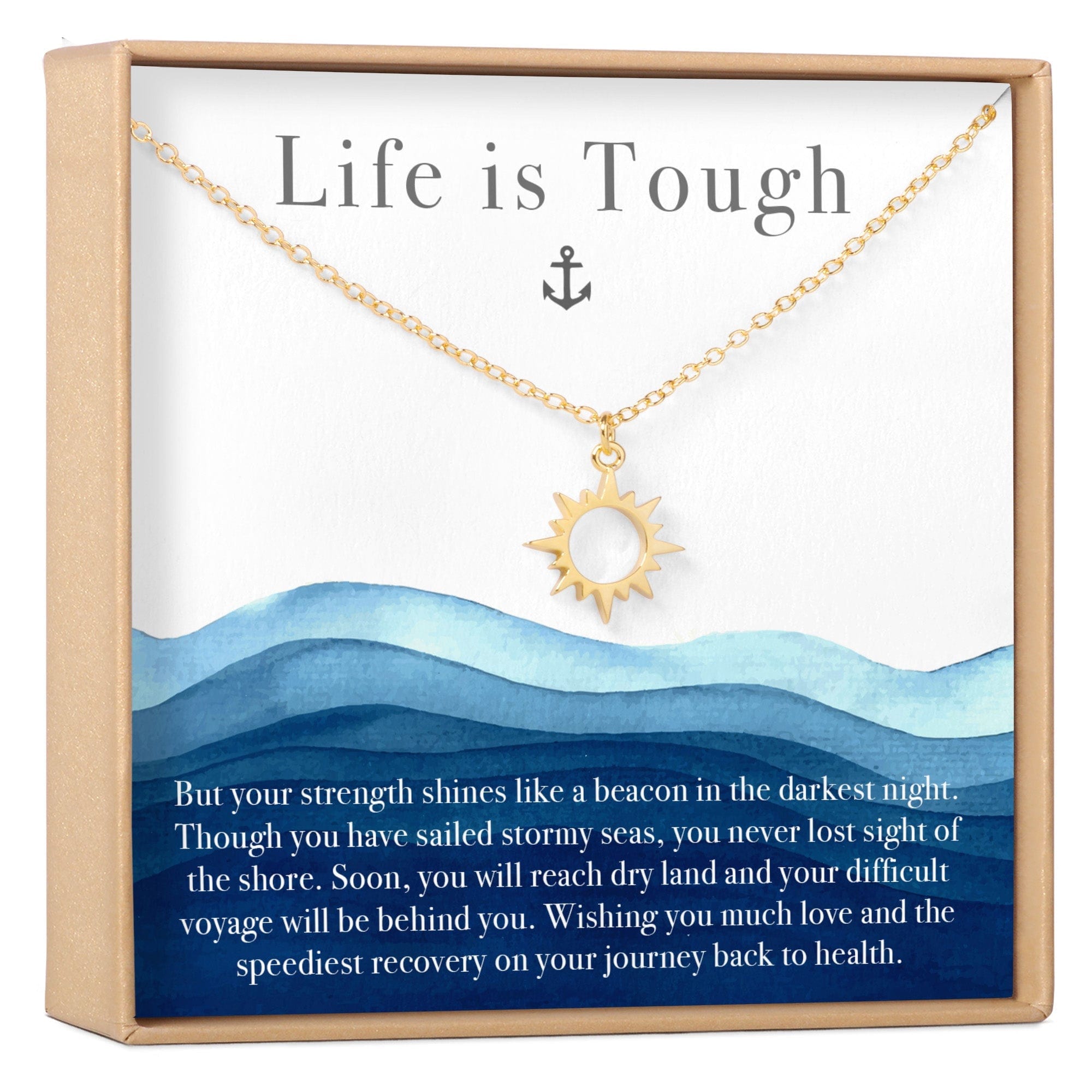 RECOVERY SUN PENDANT NECKLACE