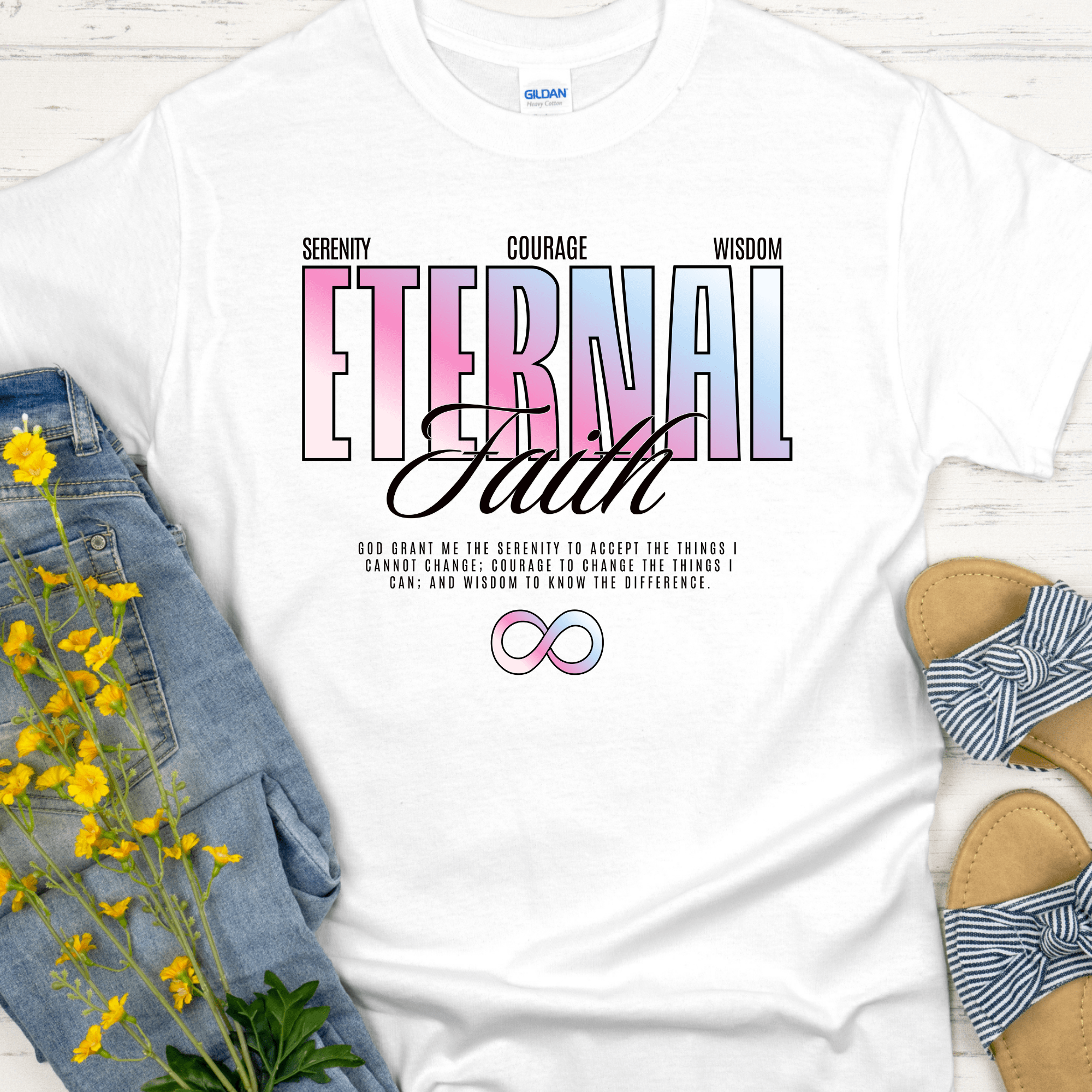 Recovery T-Shirt | Inspiring Sobriety |  Eternal Faith