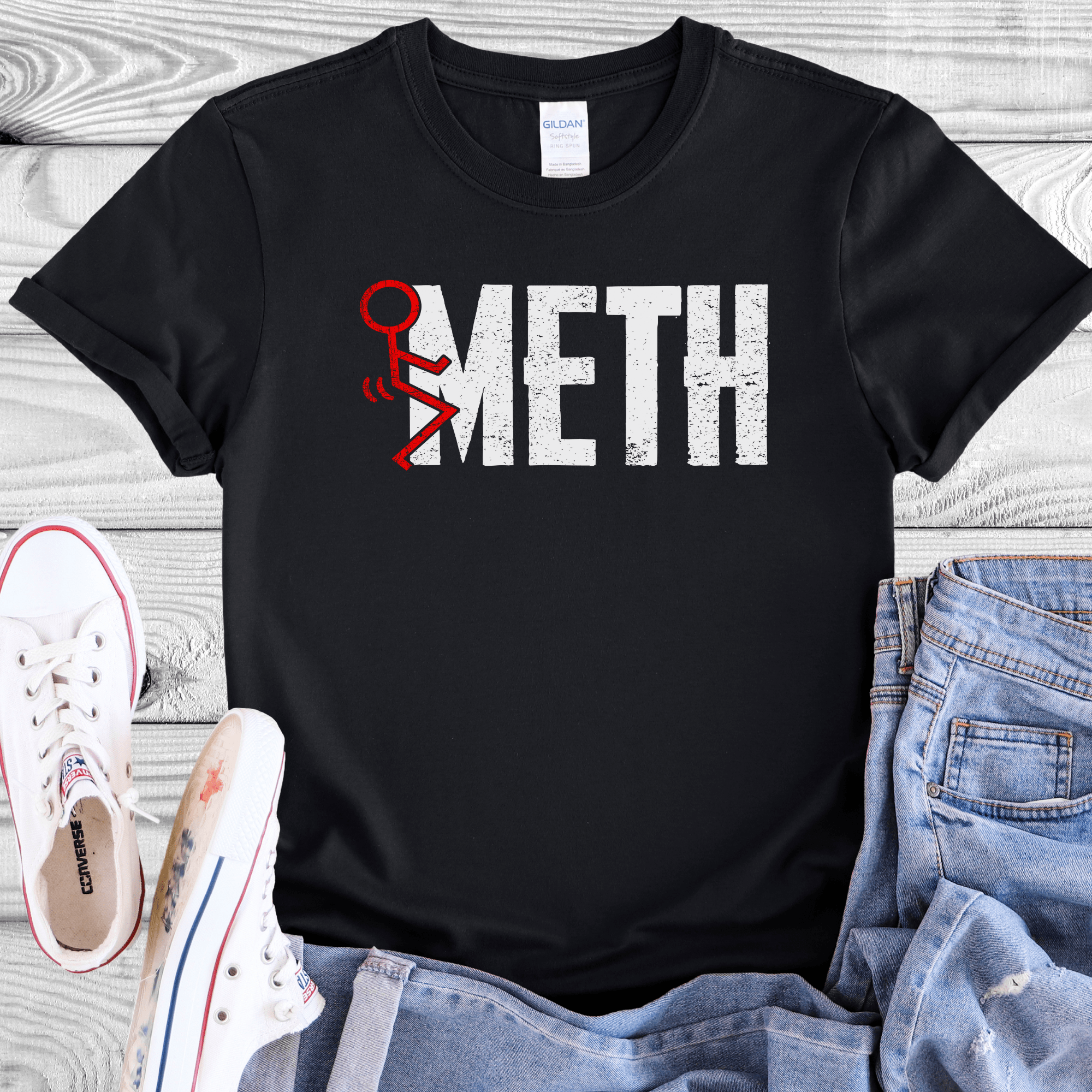 Recovery T-Shirt | Inspiring Sobriety |  F#CK Meth