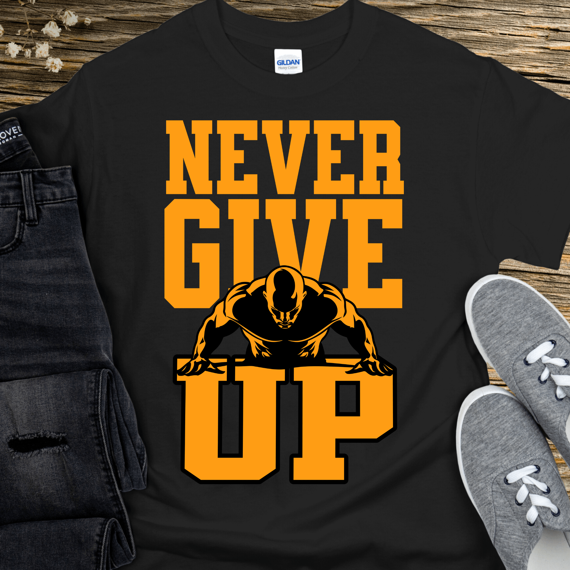 Recovery T-Shirt | Inspiring Sobriety |  Never Give Up