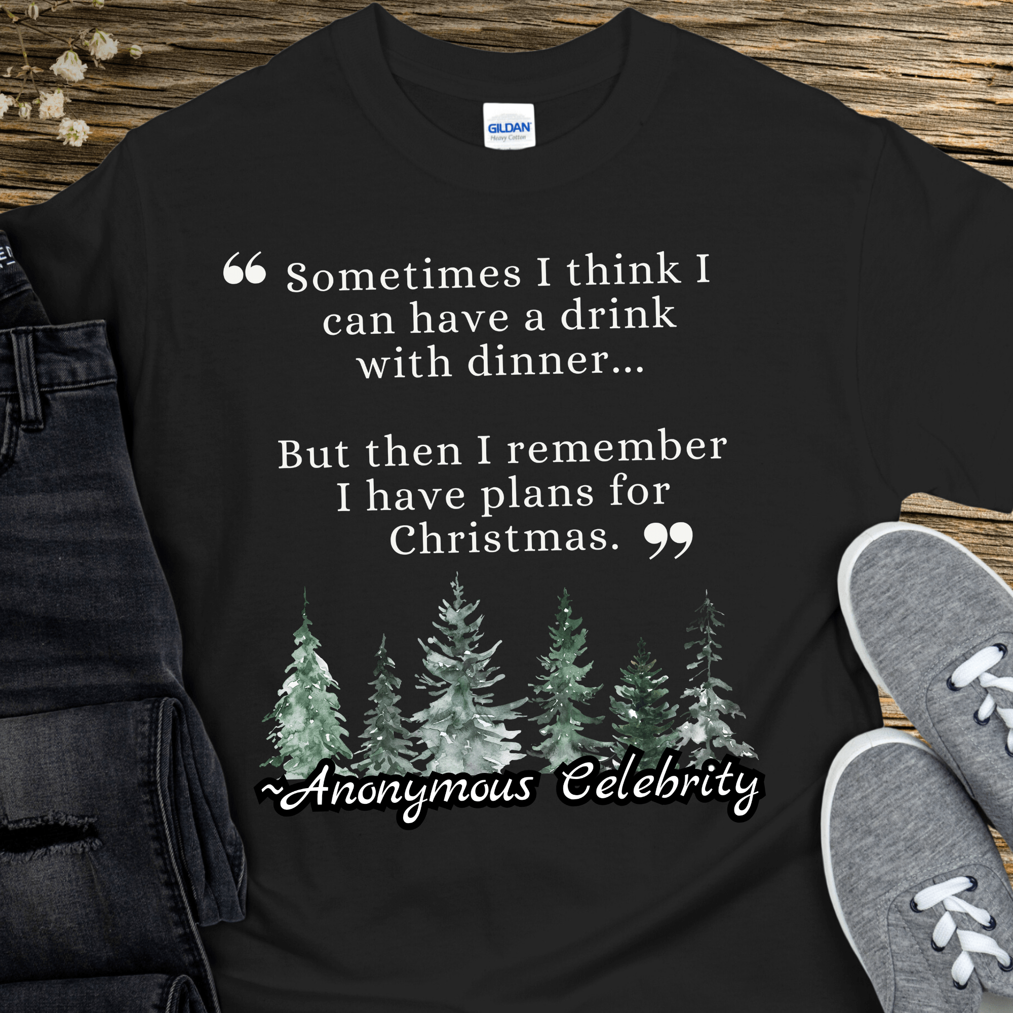 Recovery T-Shirt | Inspiring Sobriety | Plans For Christmas
