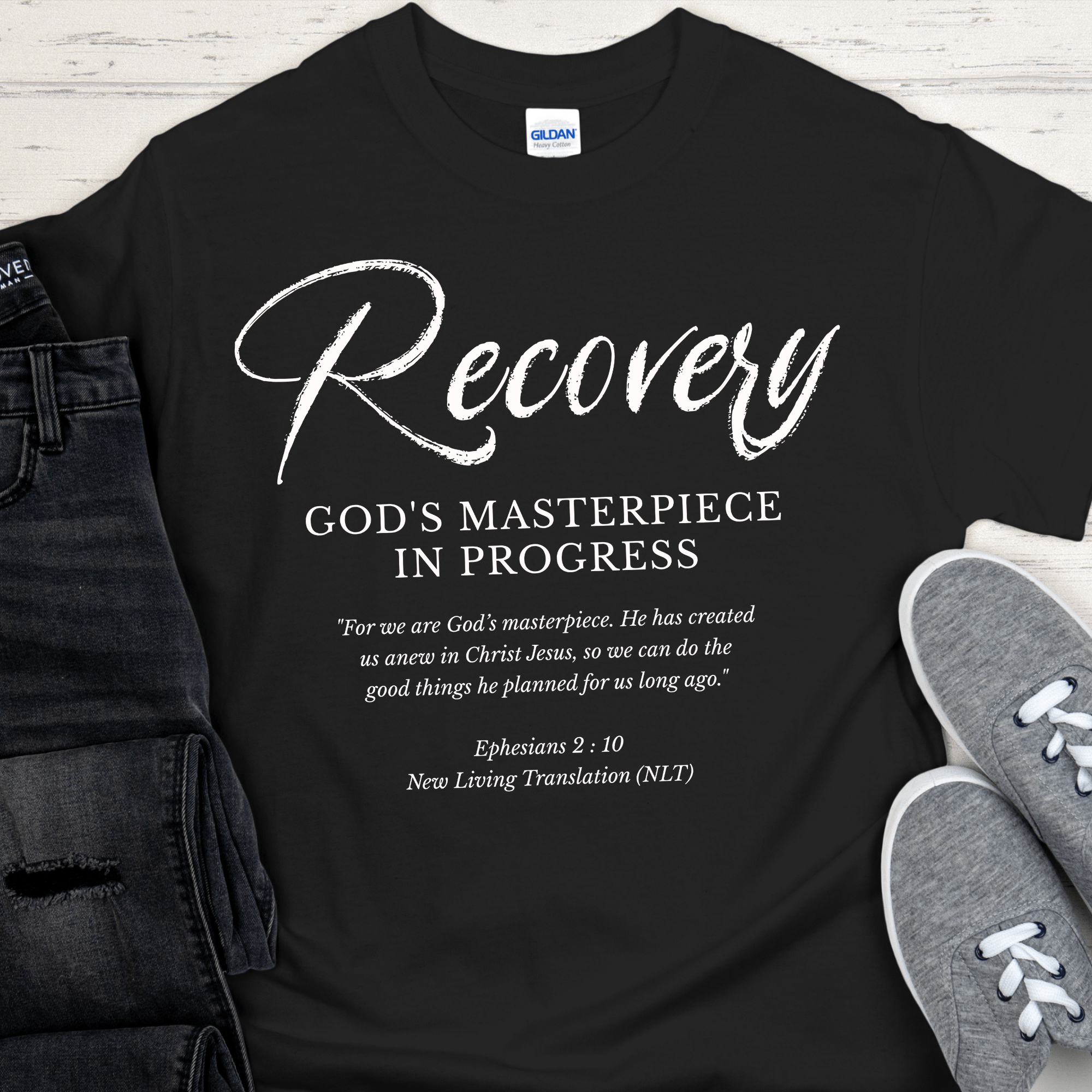 Recovery T-Shirt | Inspiring Sobriety |  Recovery, God&amp;#39;s Masterpiece
