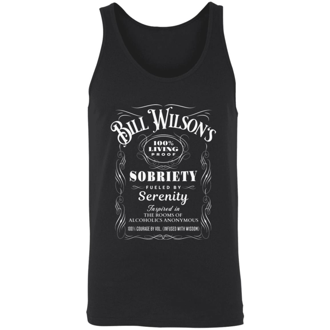 Recovery Unisex Tank | Inspiring Sobriety |  Bill Wilson&amp;#39;s 100% Living Proof Sobriety