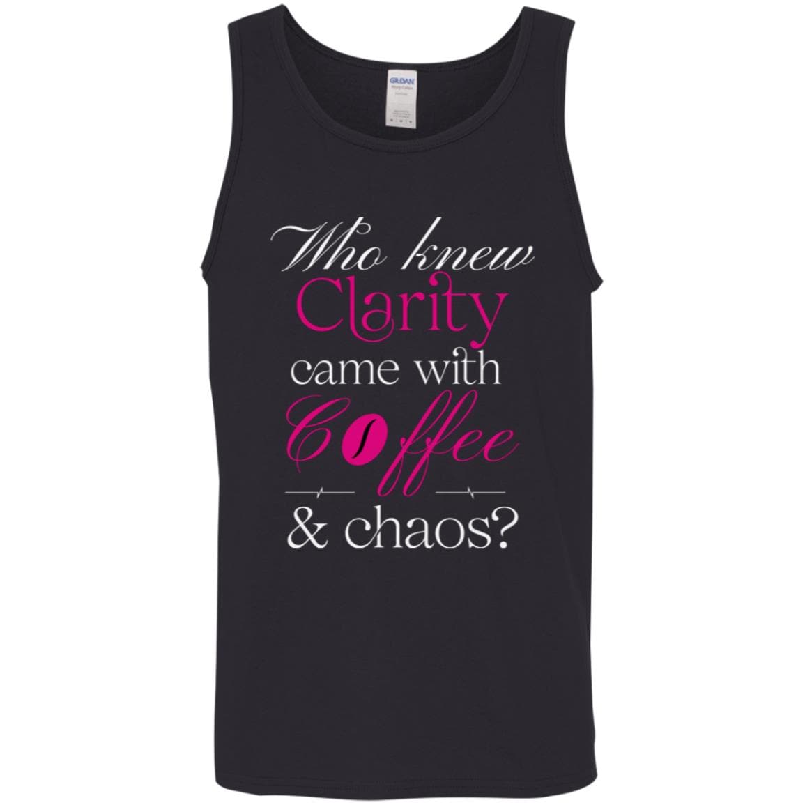 Recovery Unisex Tank | Inspiring Sobriety |  Clarity, Coffee &amp;amp; Chaos