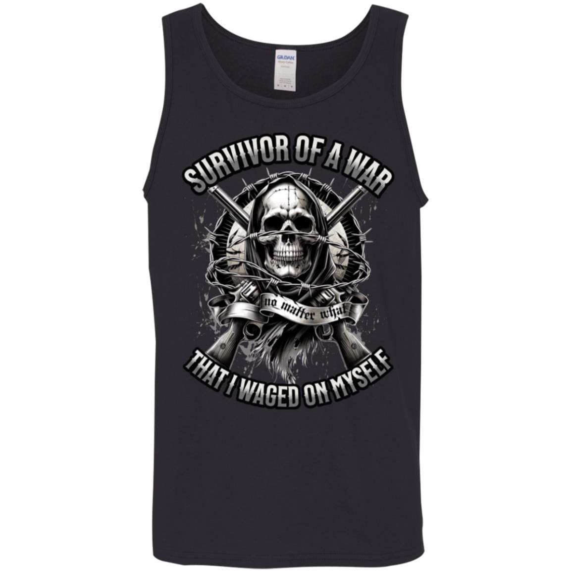 Recovery Unisex Tank | Inspiring Sobriety |  Survivor of a War I Waged On Myself