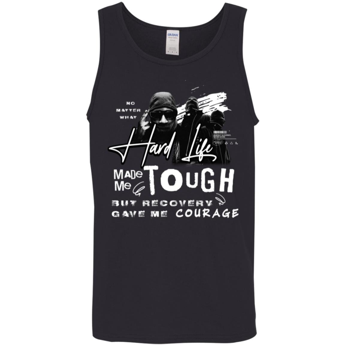 Recovery Unisex Tank | Inspiring Sobriety |  The Hard Life Made Me Tough