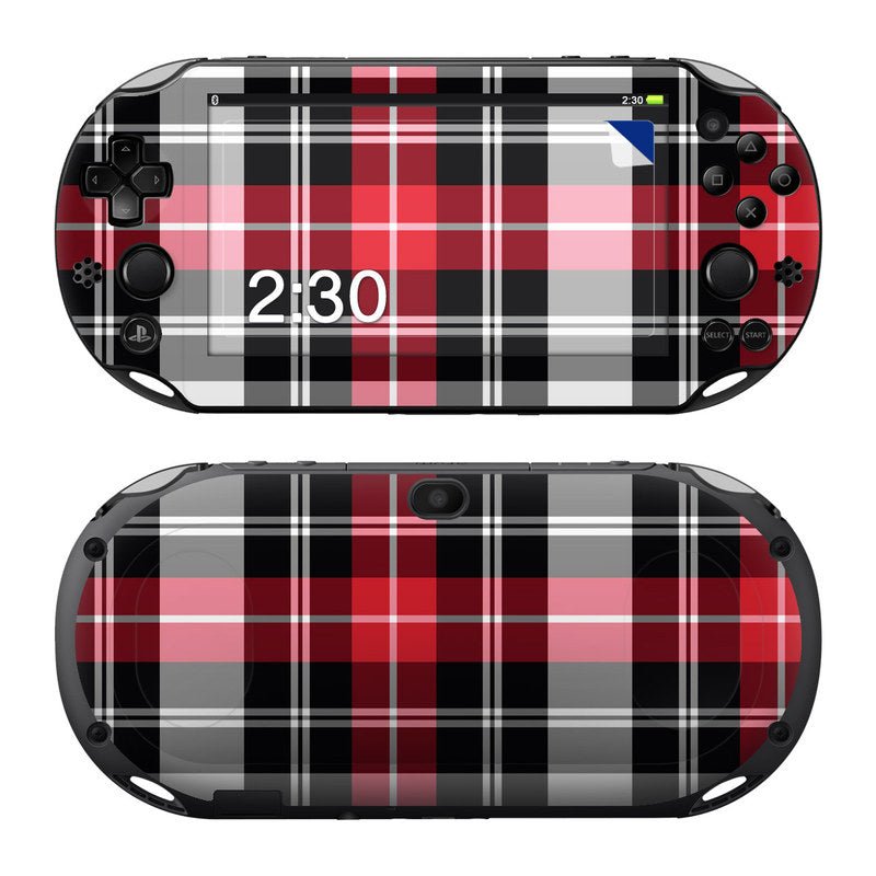 Red Plaid - Sony PS Vita 2000 Skin