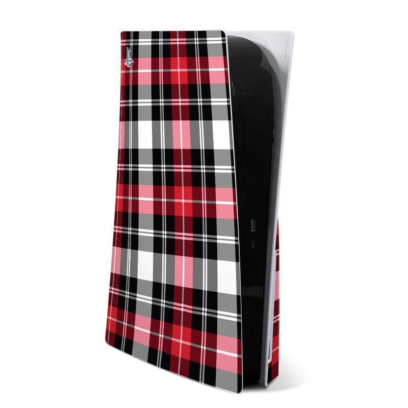 Red Plaid - Sony PS5 Skin