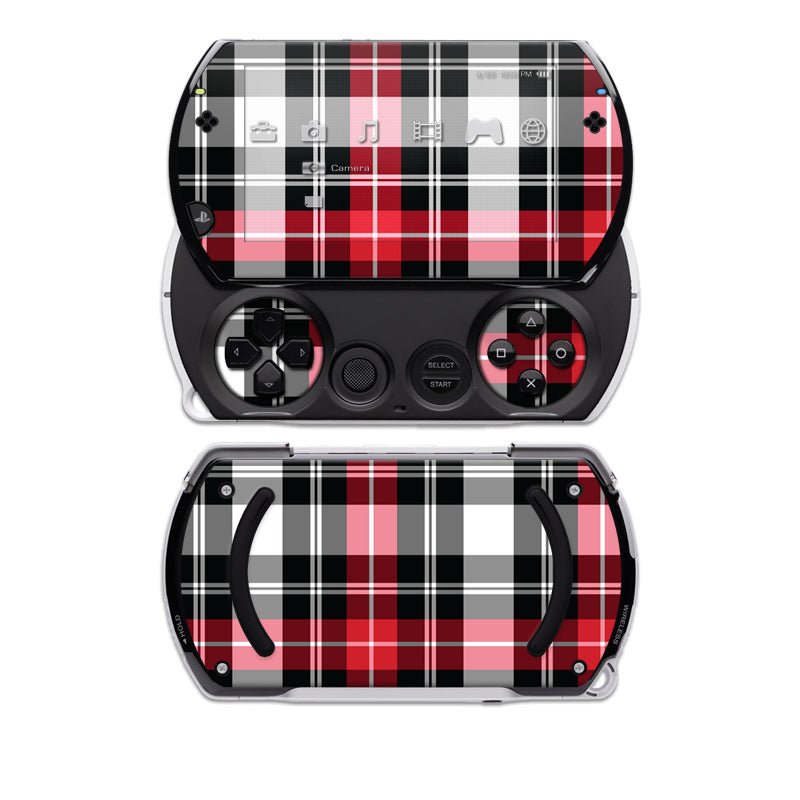 Red Plaid - Sony PSP Go Skin