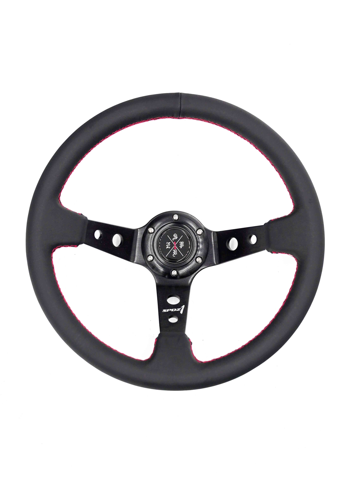 SPDZ1 RED LINED STEERING WHEEL
