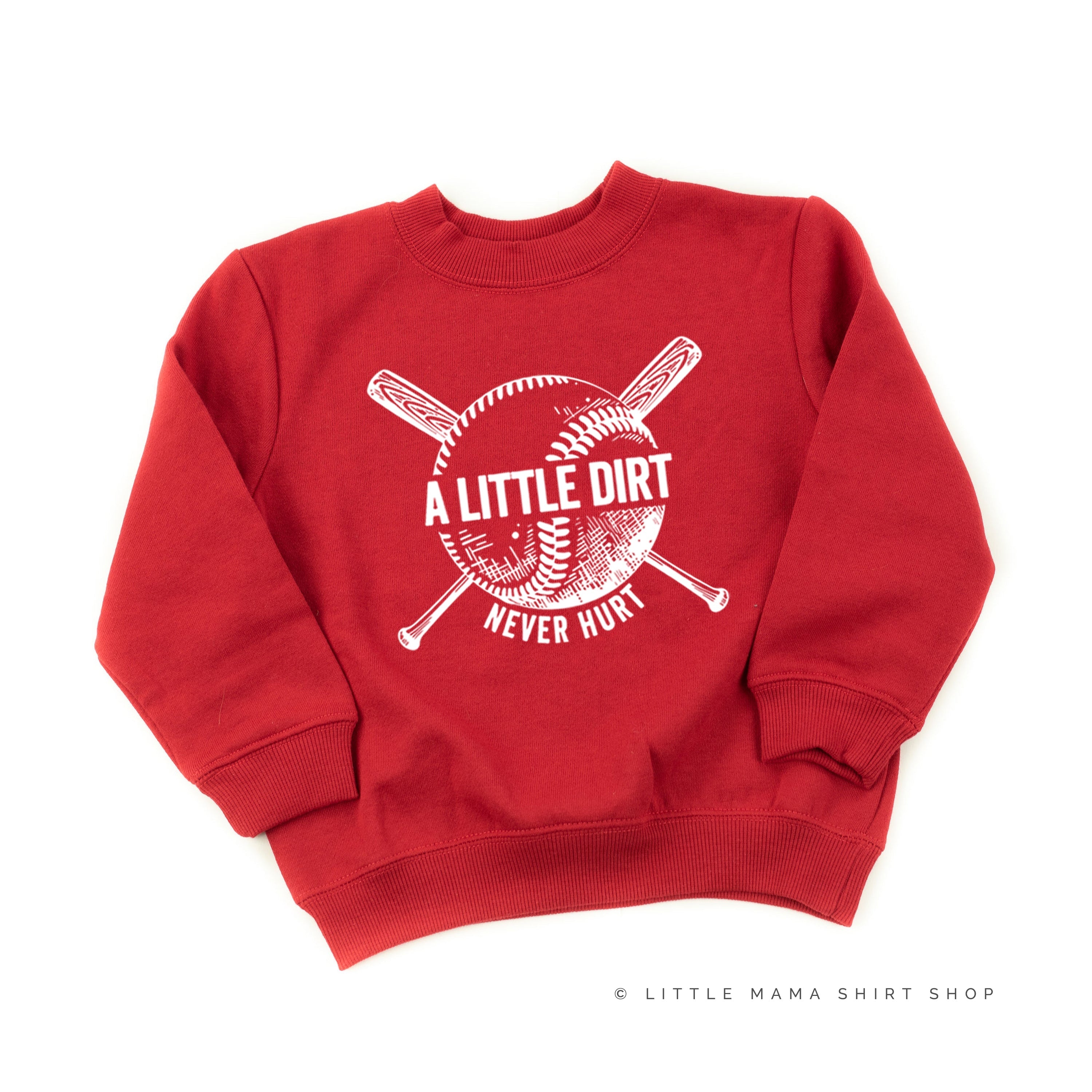 Baseball - A Little Dirt Never Hurt - Child Sweater