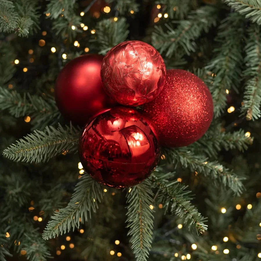 Small Red Ornament Cluster RED02