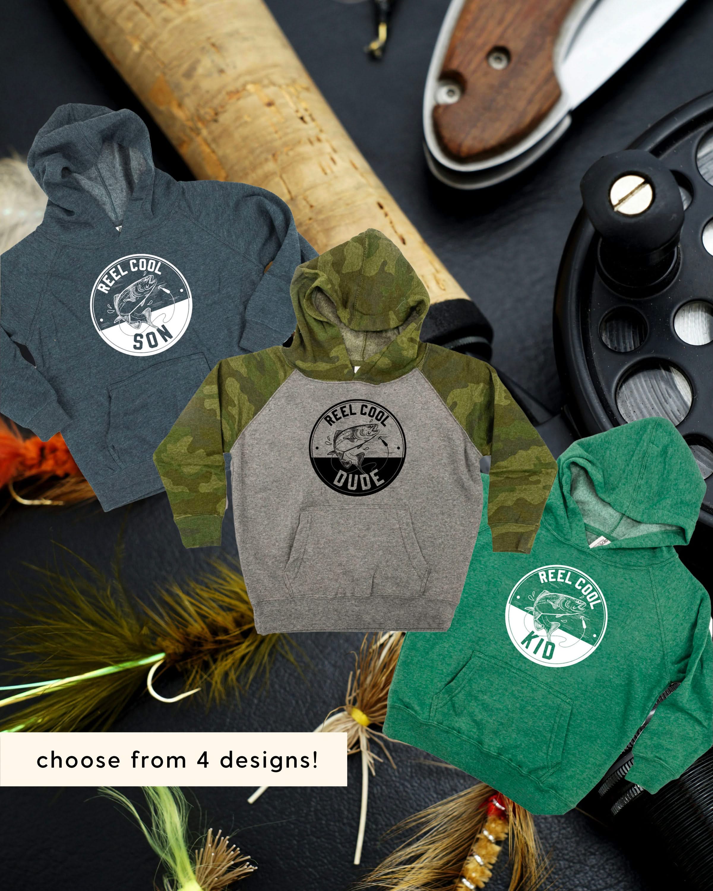 Reel Cool _____ - (Choose Your Kid) - Child Hoodie