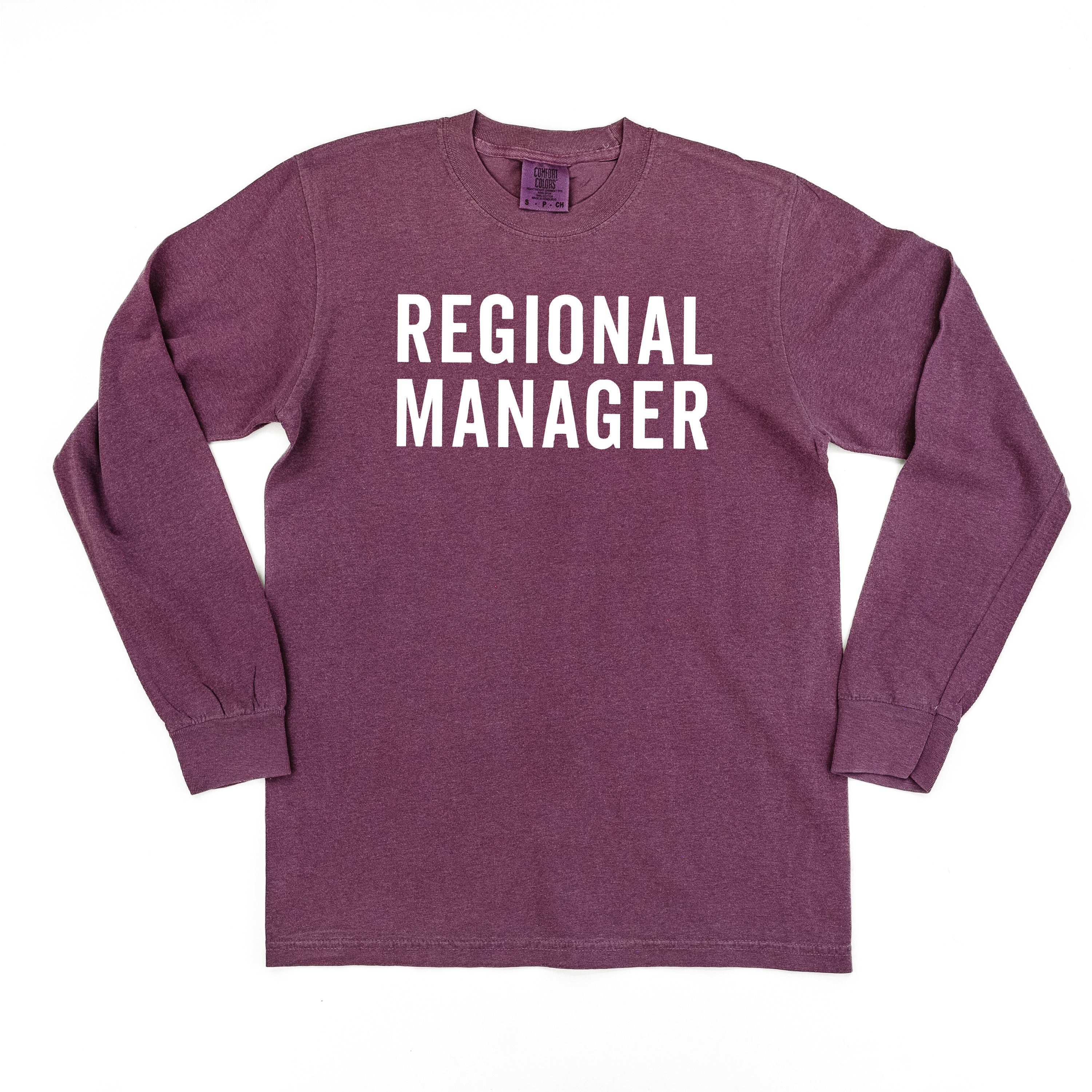 Regional Manager - LONG SLEEVE Comfort Colors Tee