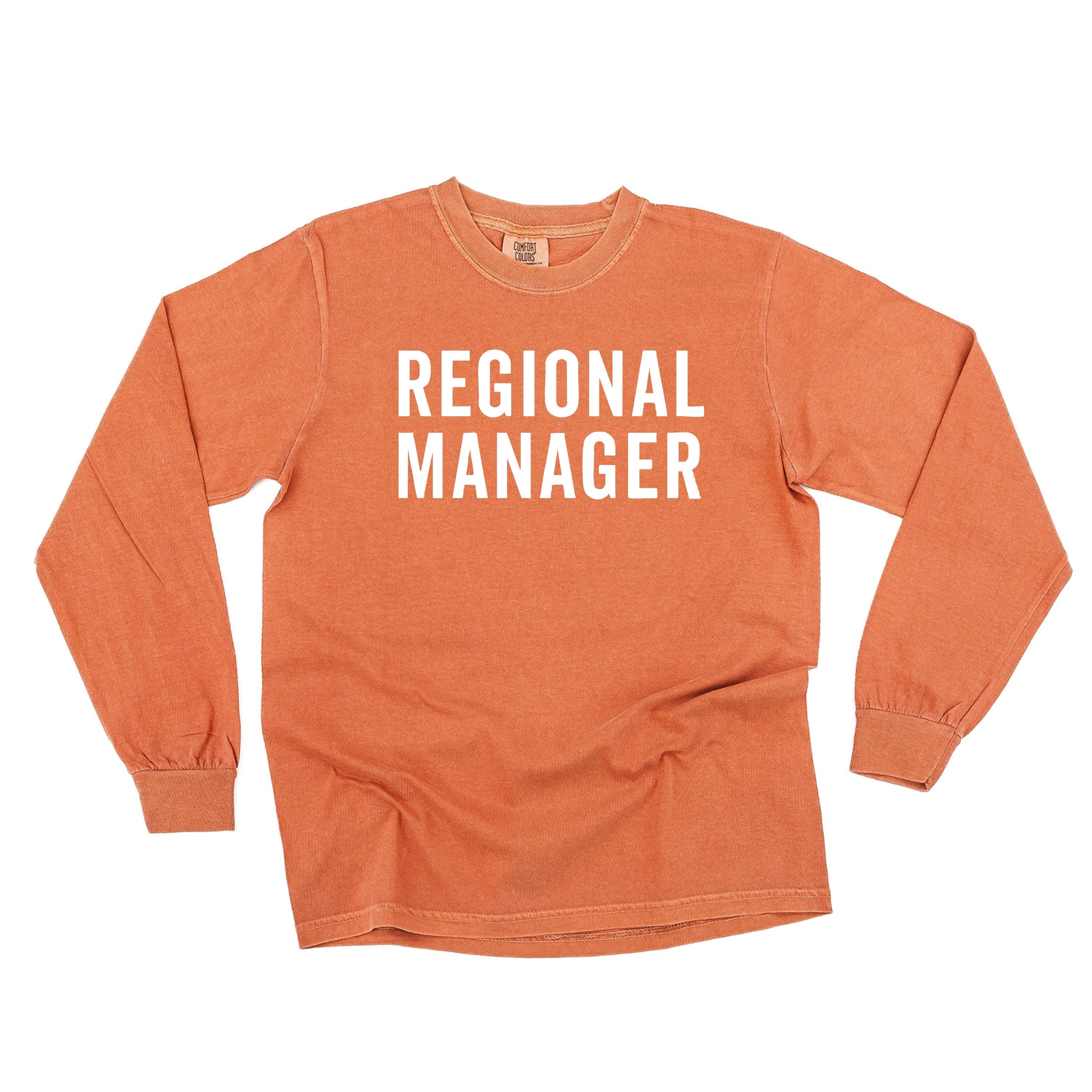 Regional Manager - LONG SLEEVE Comfort Colors Tee