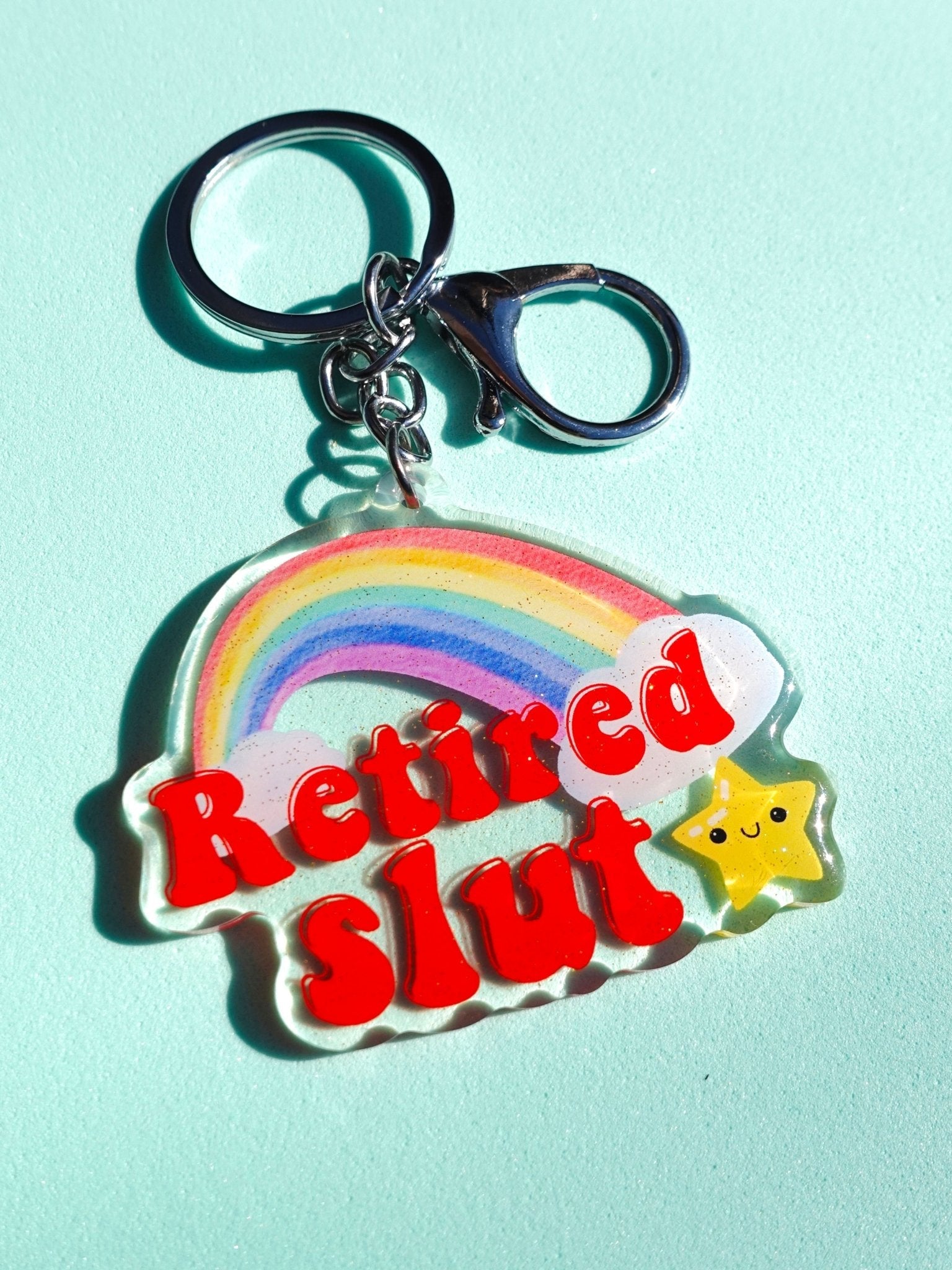 RETIRED ACRYLIC KEYCHAIN