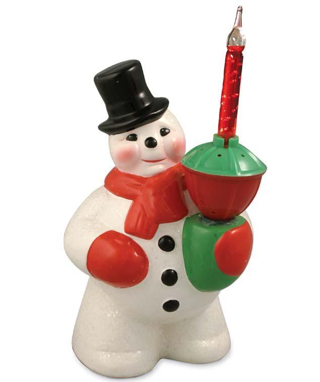 Retro Bubble Light Snowman by Bethany Lowe Designs