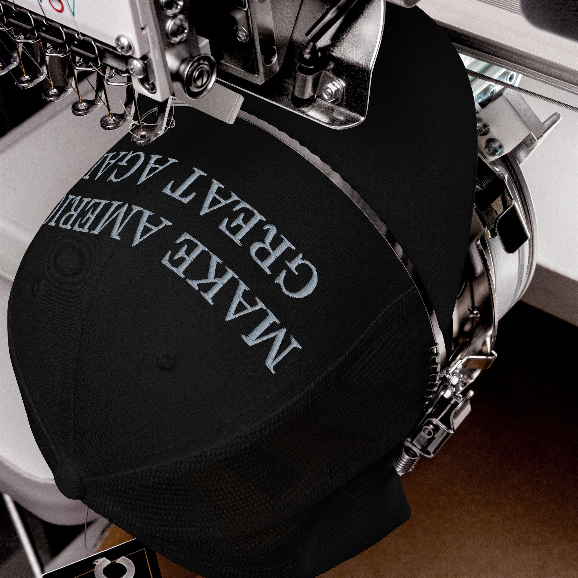 Dark MAGA Trucker Cap