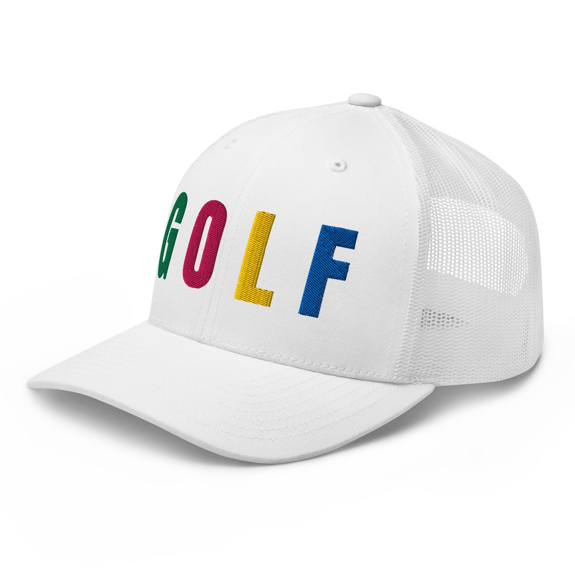 GOLF Embroidered Trucker Hat for Women - Birdie Pop Collection