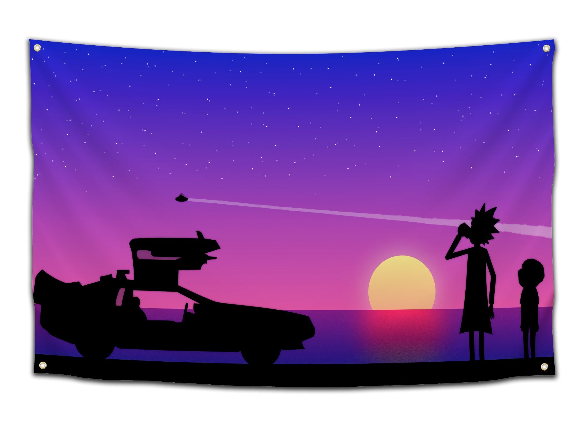 Rick and Morty Sunset