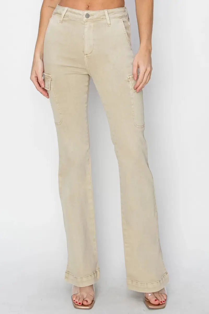 Trendsi Cargo Jeans Women&amp;#39;s High Rise Bootcut: Everyday Style + Flattering Fit