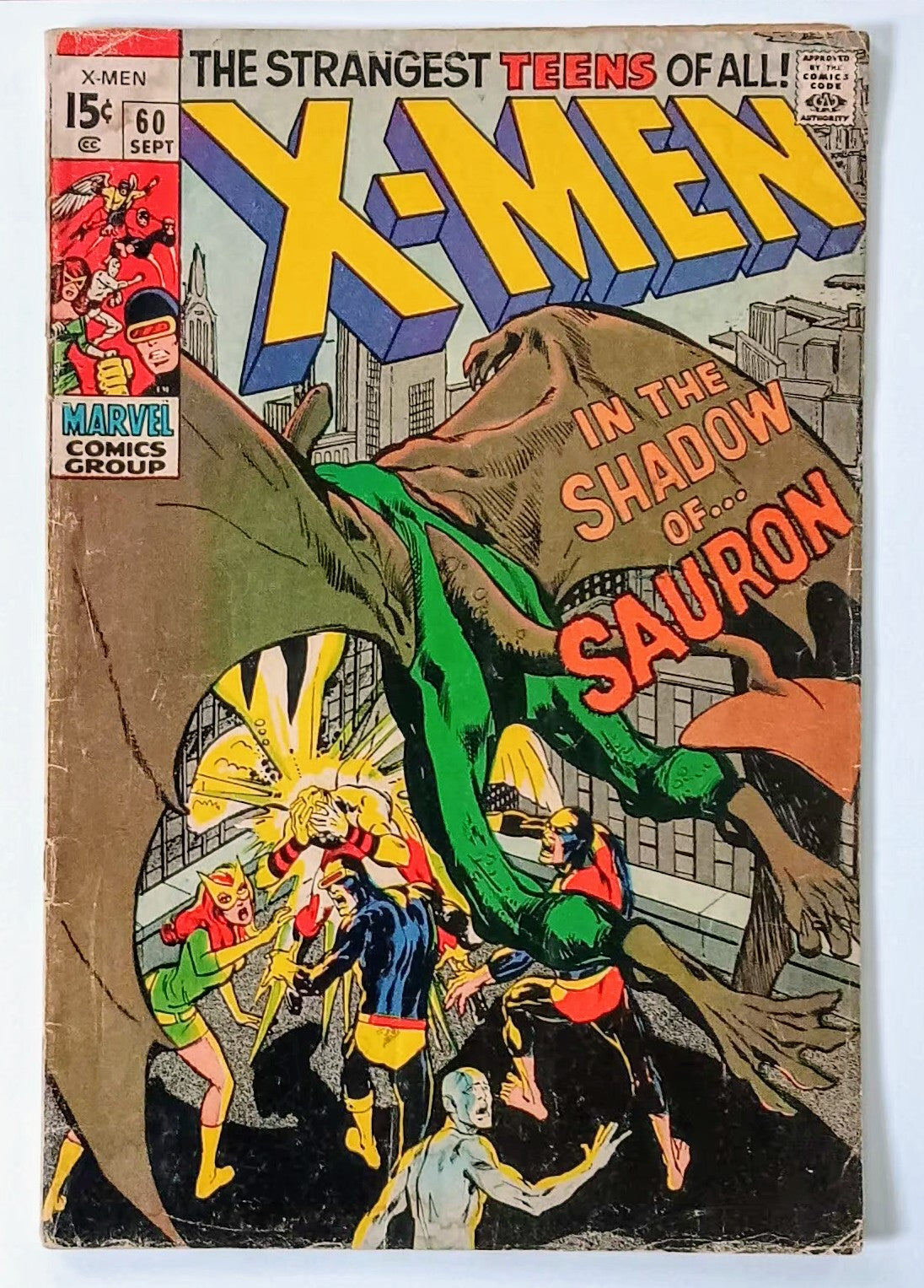 X-Men #060, Marvel Comics (September 1969, GD-)