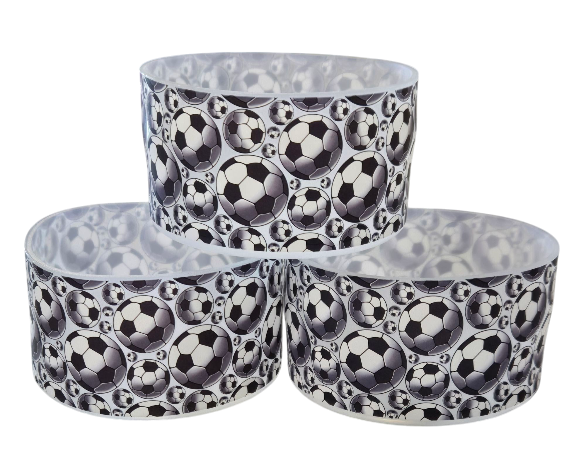 Semi Clear Soccer Ball Tumbler Boot